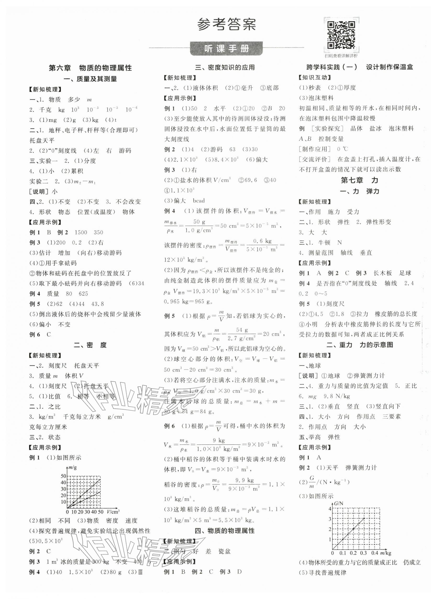 2026年全品学练考八年级物理下册苏科版江苏专版&nbsp;第1页