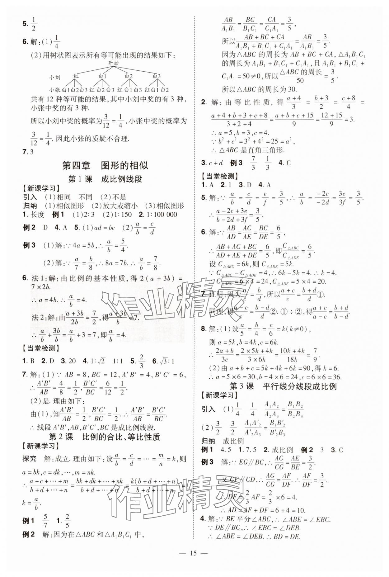 2024年同步?jīng)_刺九年級(jí)數(shù)學(xué)全一冊(cè)北師大版 第15頁(yè)