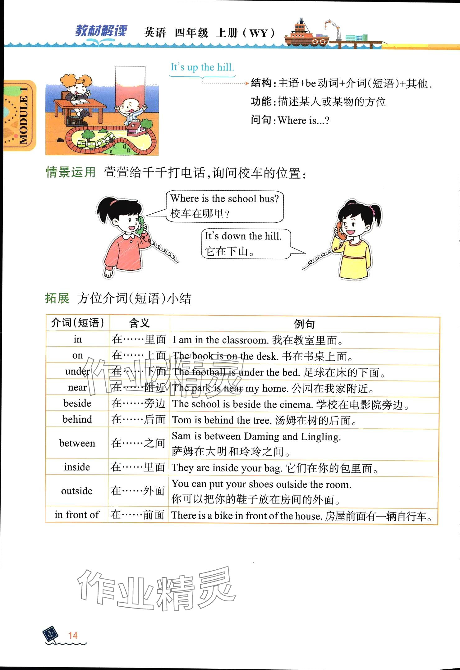2024年教材課本四年級(jí)英語(yǔ)上冊(cè)外研版 參考答案第13頁(yè)