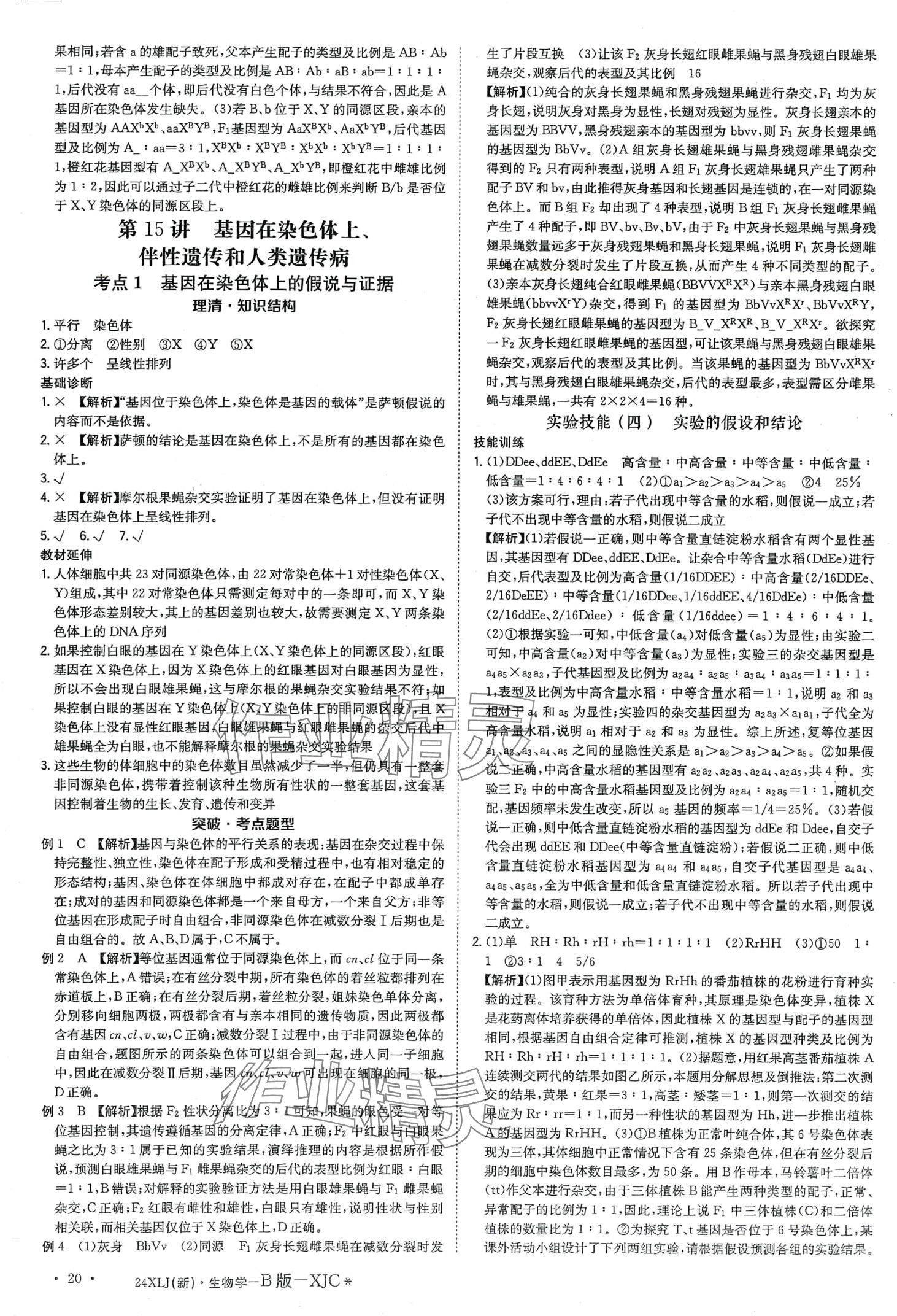 2024年新亮劍高考總復(fù)習(xí)高中生物學(xué) 第22頁