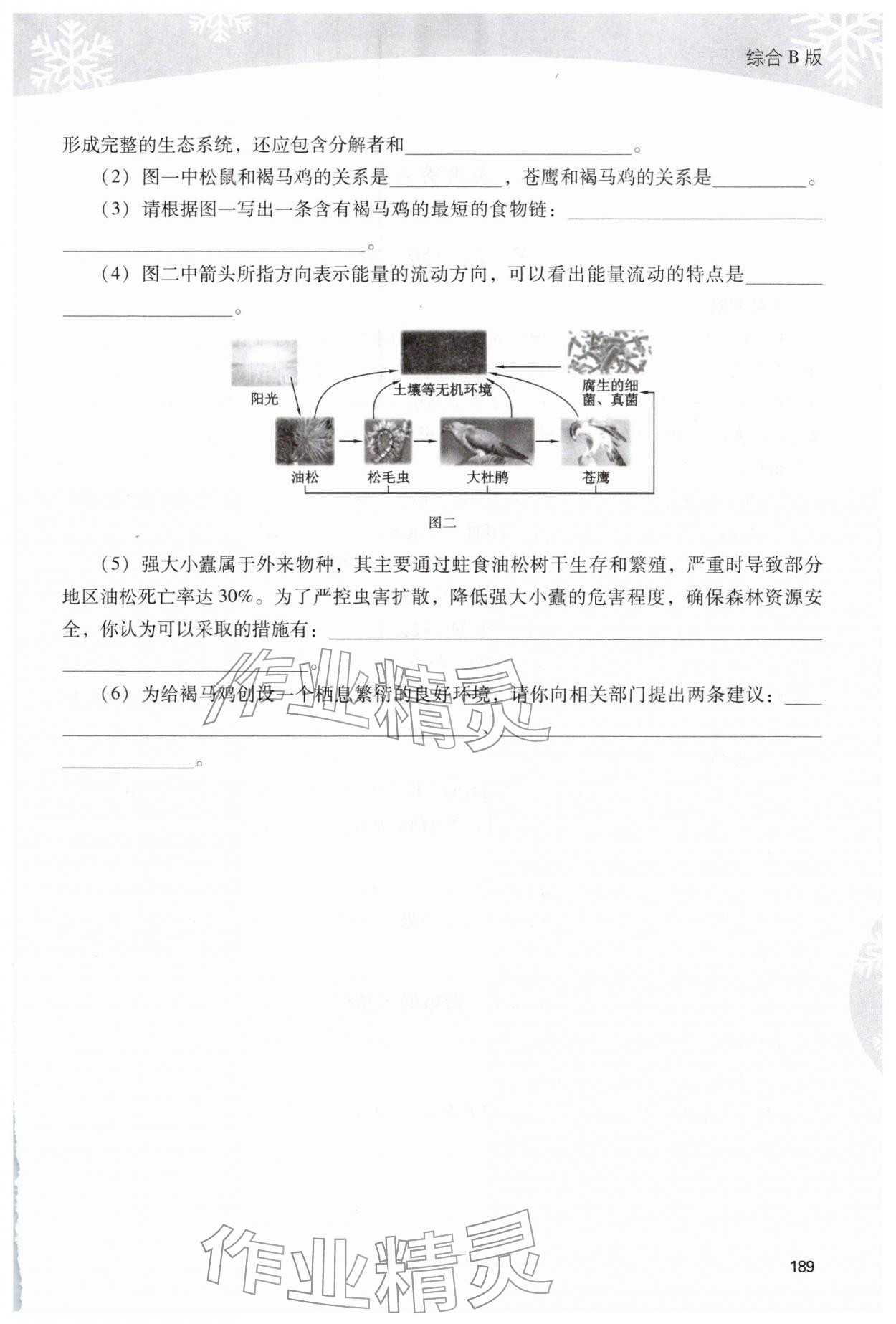 2026年新课程寒假作业本八年级综合通用B版&nbsp;第1页