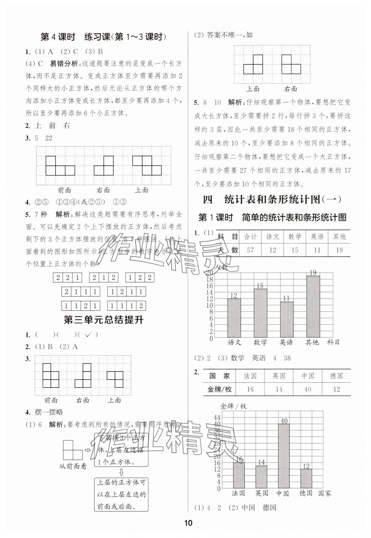 2025年通城学典课时作业本四年级数学上册苏教版 第10页