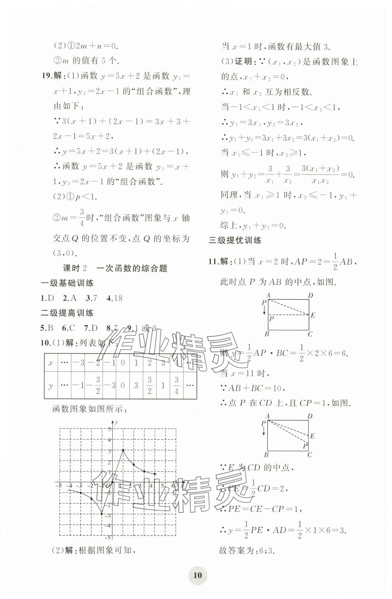 2024年學(xué)習(xí)指要綜合本九年級數(shù)學(xué) 第10頁