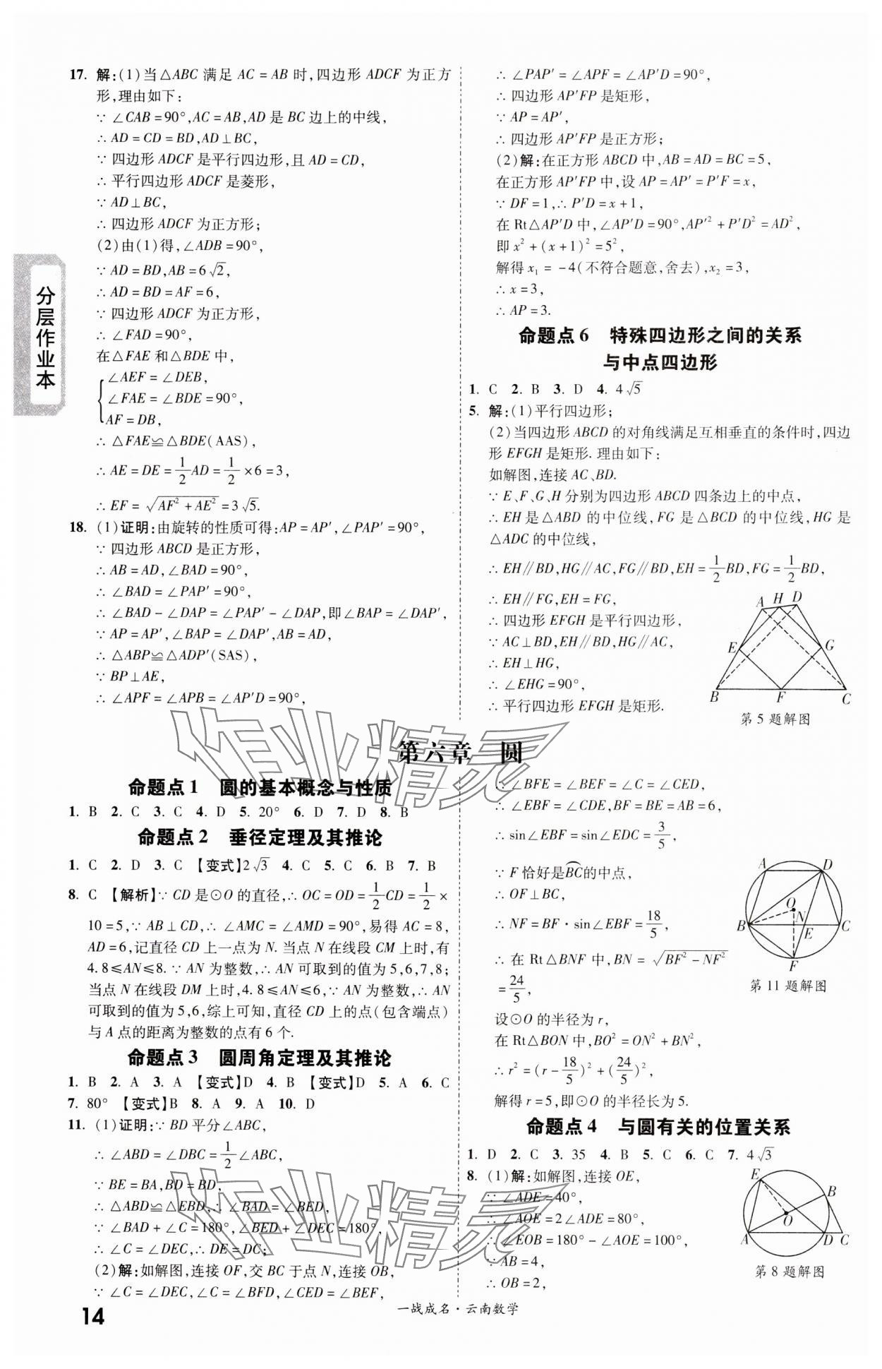 2024年一战成名考前新方案数学云南专版 第14页