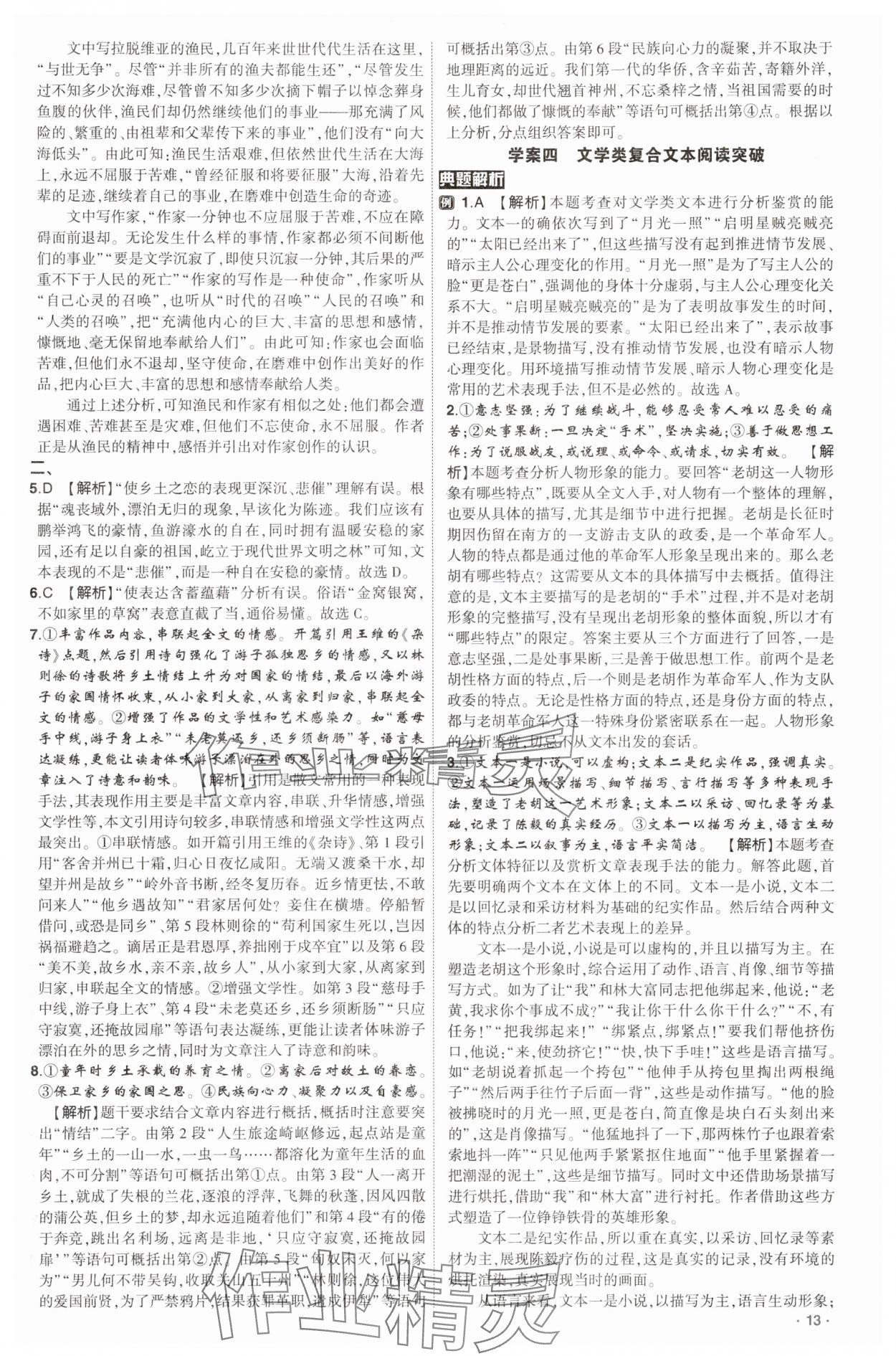 2025年高考語(yǔ)文核按鈕人教版 參考答案第13頁(yè)