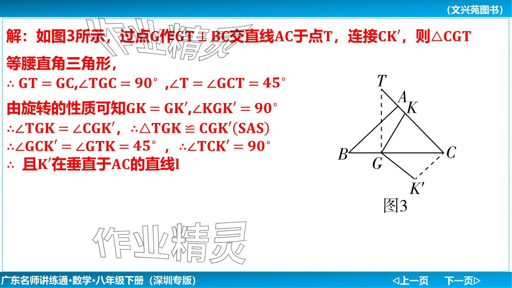 2024年廣東名師講練通八年級數(shù)學(xué)下冊北師大版深圳專版提升版 參考答案第106頁