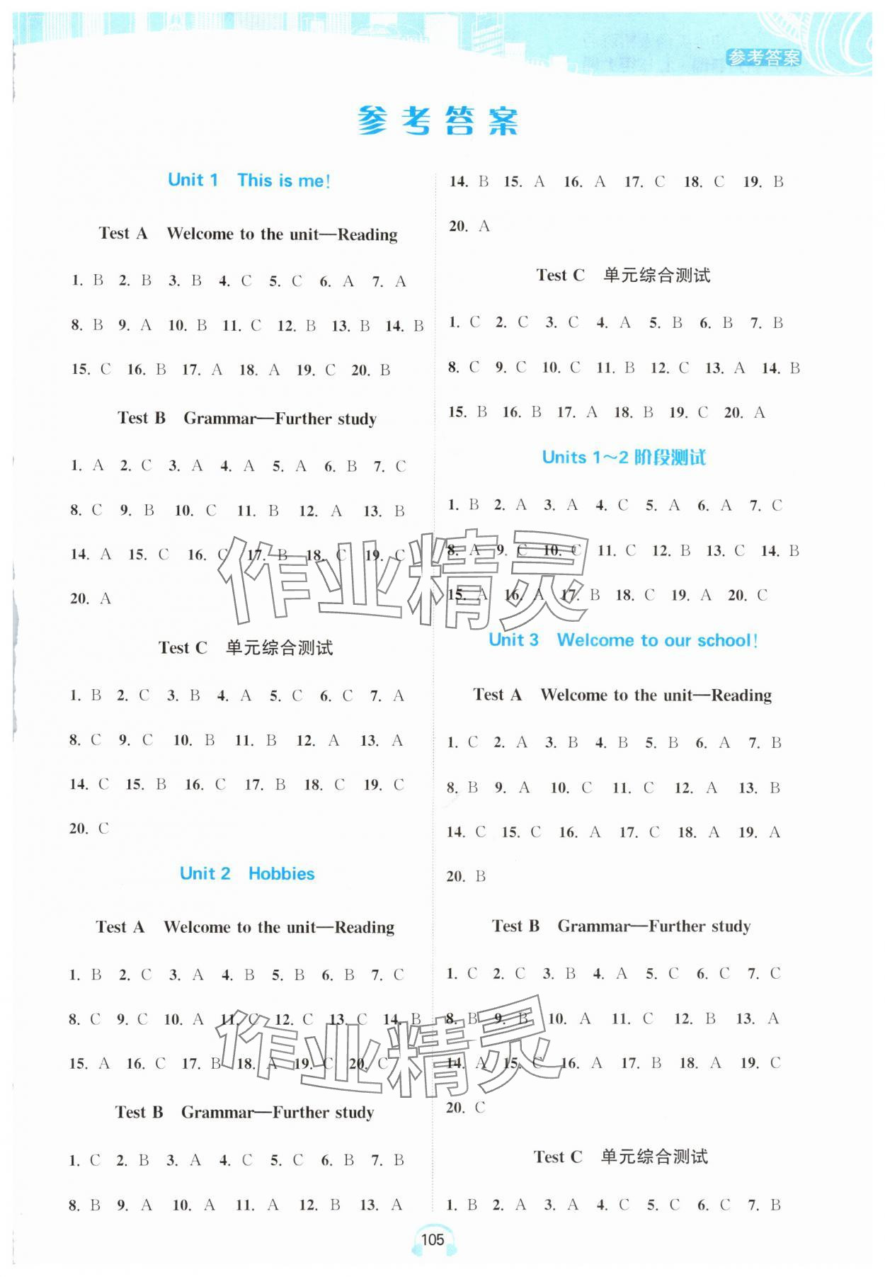 2025年江苏省初中英语人机对话听力满分特训七年级上册提优版 第1页