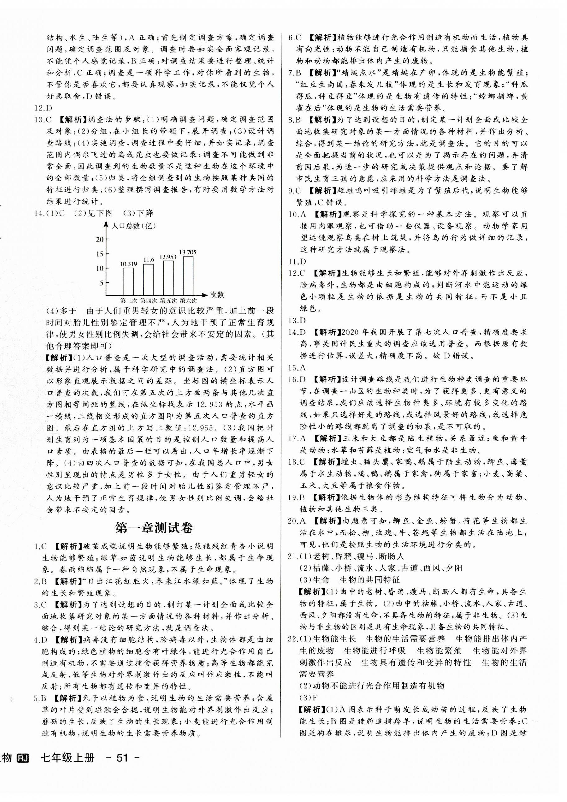 2023年新中考集訓(xùn)測(cè)試評(píng)估卷七年級(jí)生物上冊(cè)人教版 第2頁(yè)