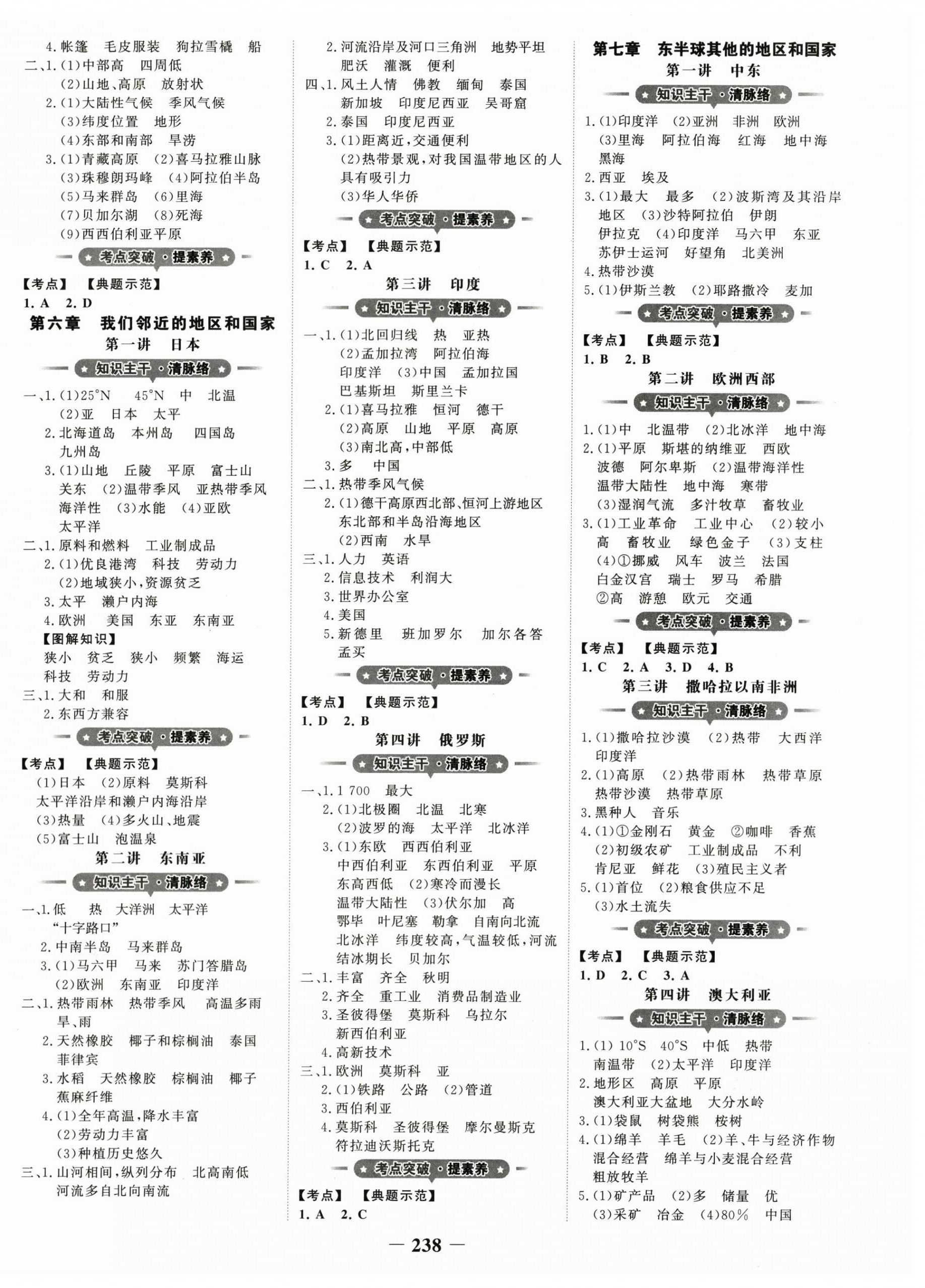 2024年金榜新中考地理魯教版五四制 第2頁