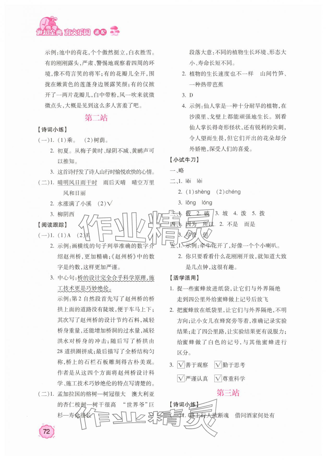 2025年世超金典育文乐园三年级语文 第2页