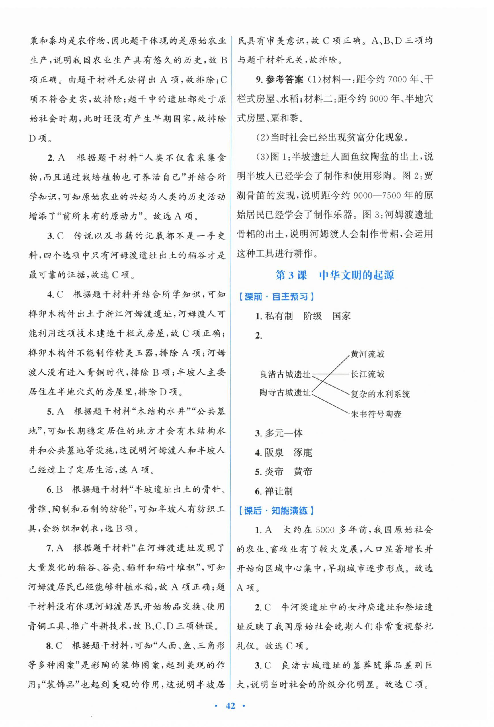 2025年同步测控优化设计七年级历史上册人教版 第2页