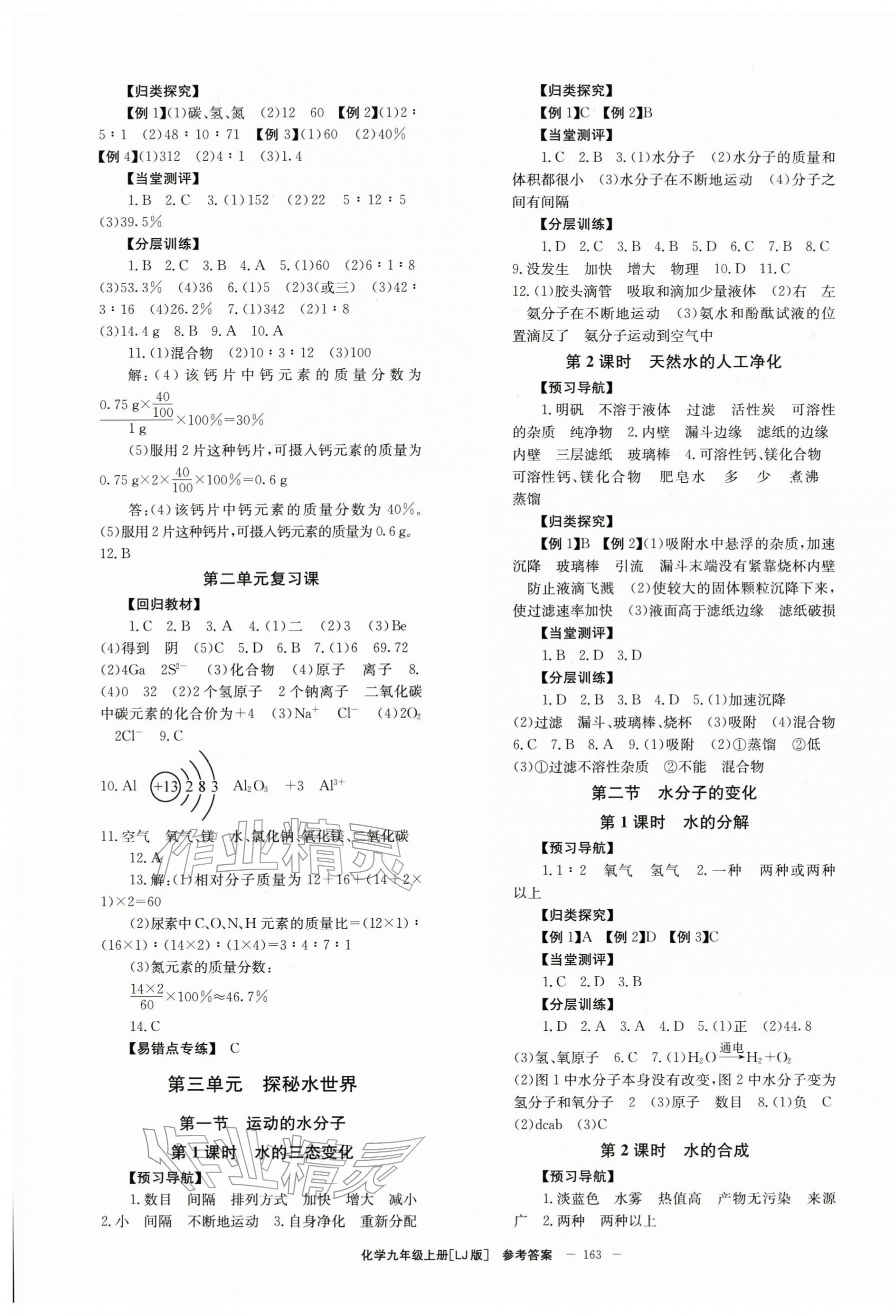 2025年全效學(xué)習(xí)學(xué)業(yè)評價方案九年級化學(xué)上冊魯教版&nbsp;第3頁