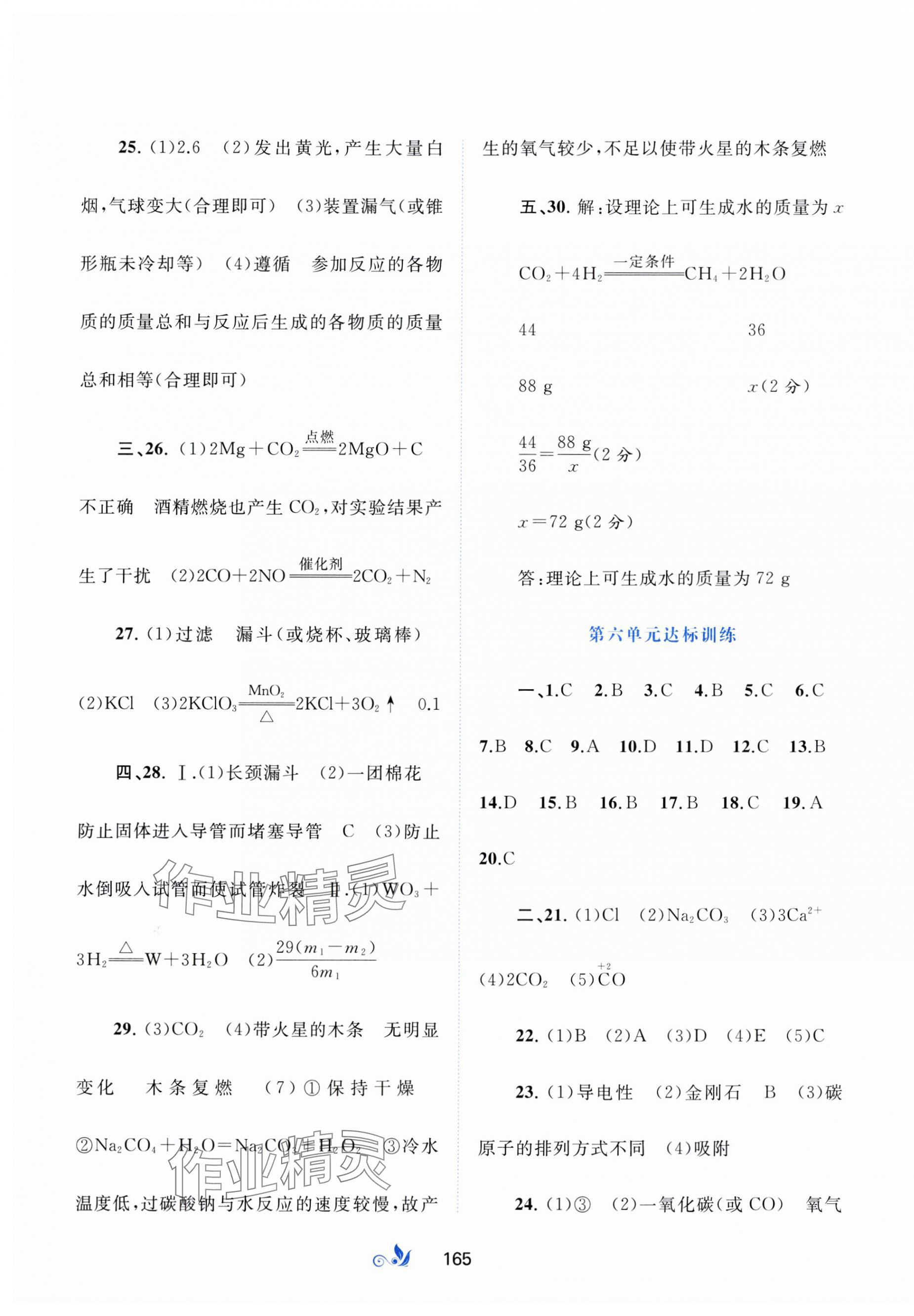 2023年新课程学习与测评单元双测九年级化学全一册A版 第5页