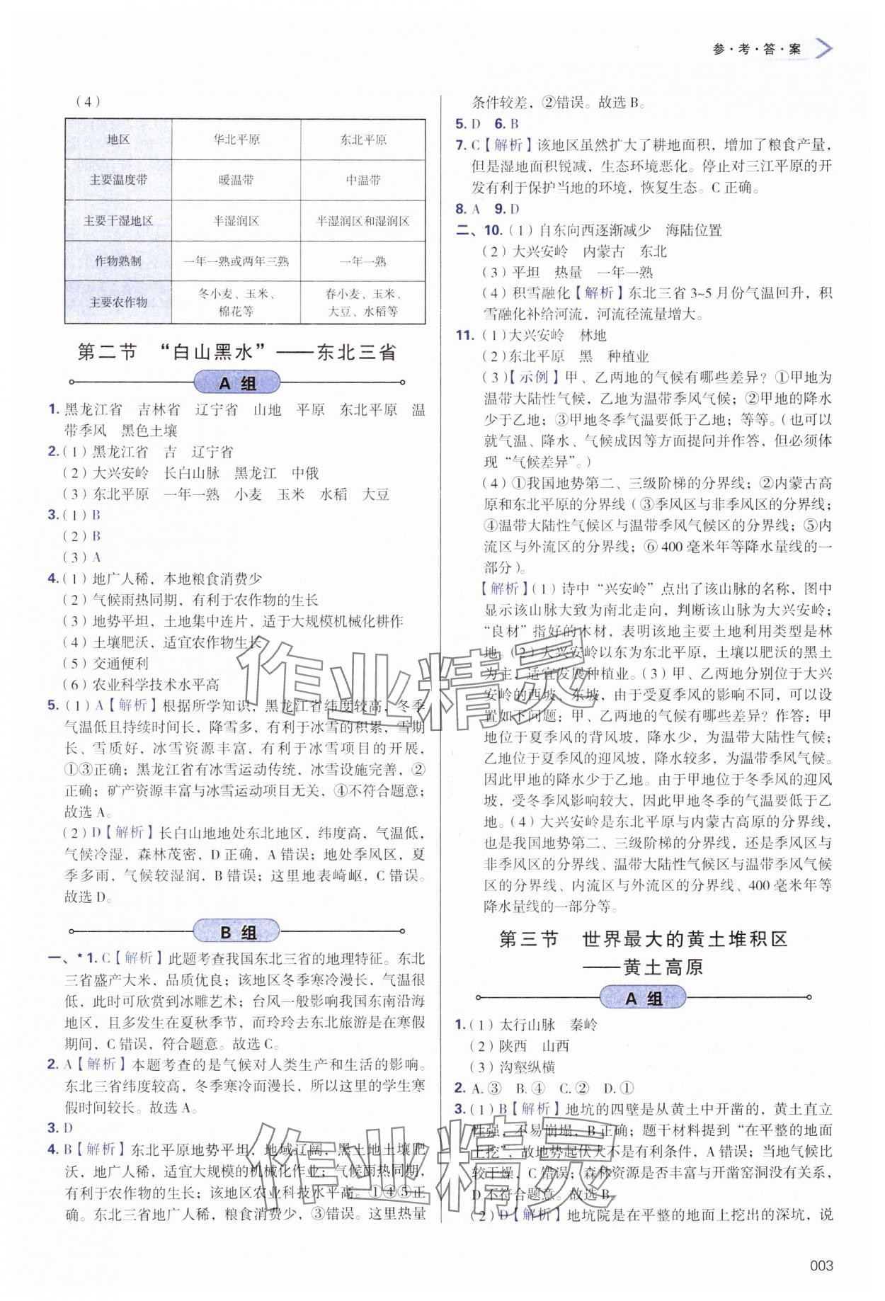 2025年學習質量監測八年級地理下冊人教版 第3頁