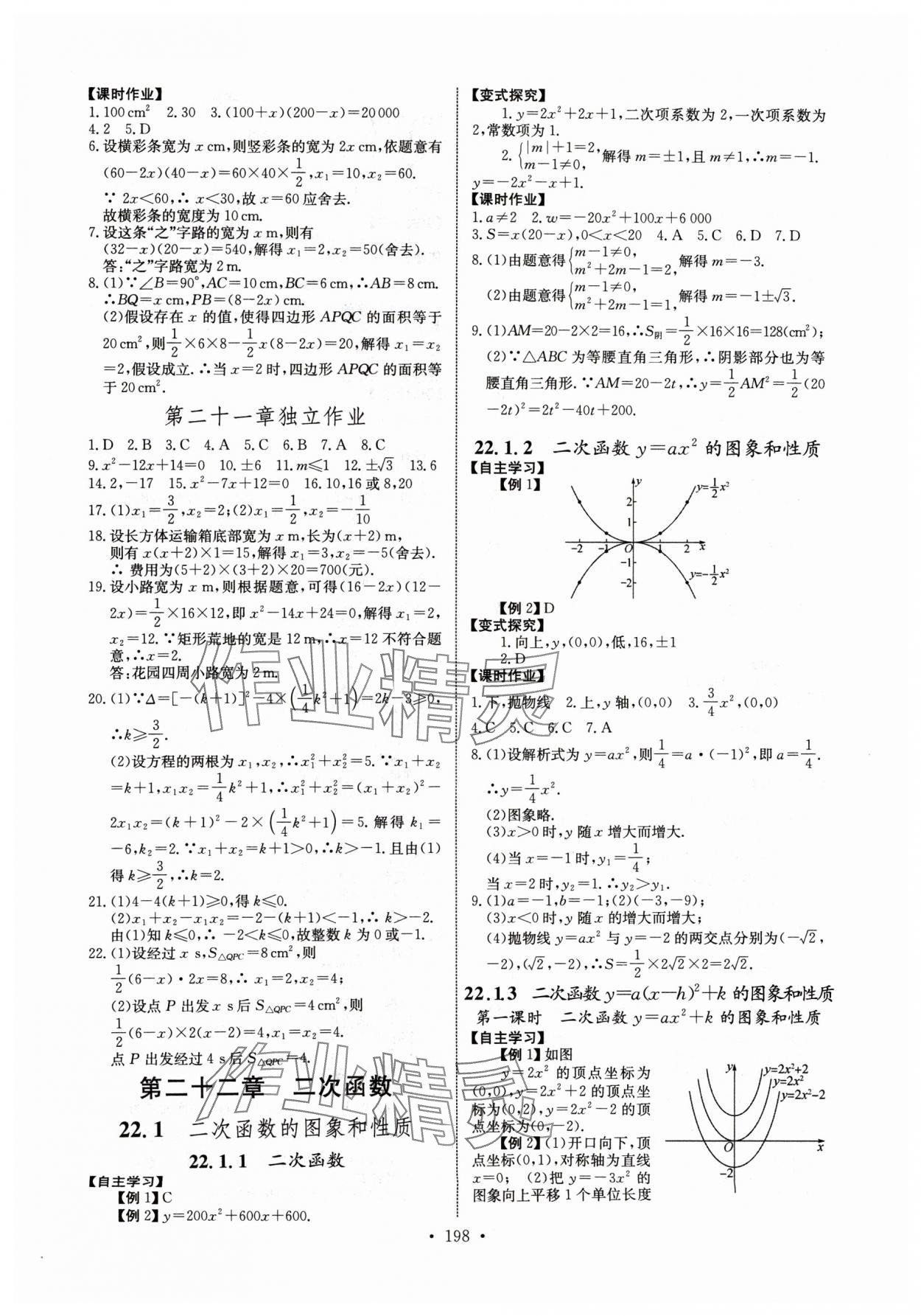 2024年长江全能学案同步练习册九年级数学全一册人教版 第4页