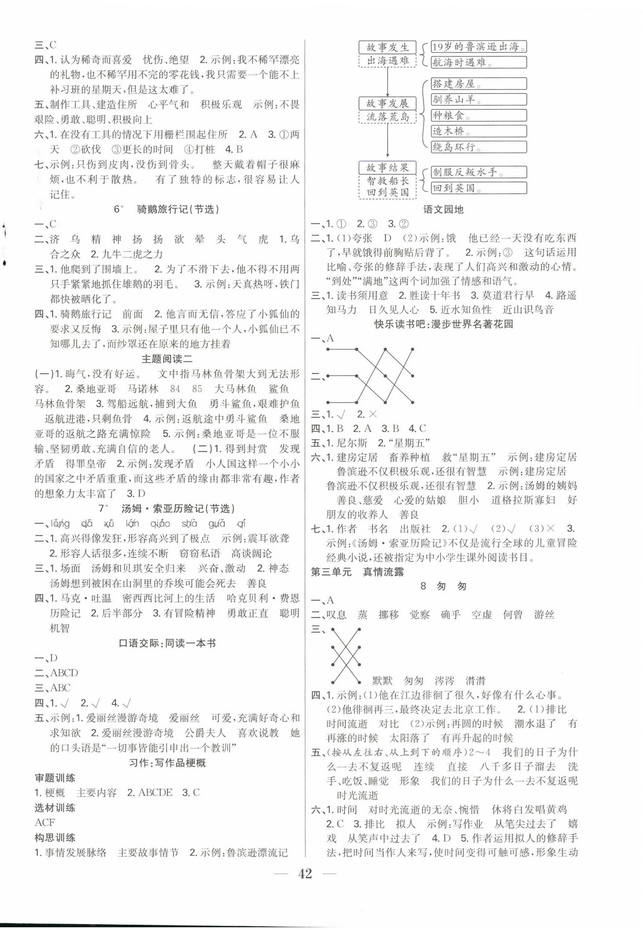 2025年七天学练考六年级语文下册人教版 第2页