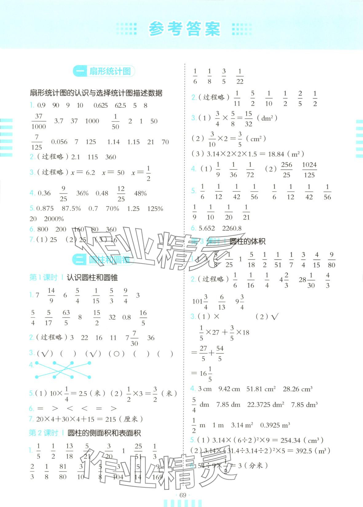2025年通城學(xué)典活頁檢測(cè)六年級(jí)數(shù)學(xué)下冊(cè)蘇教版 第1頁