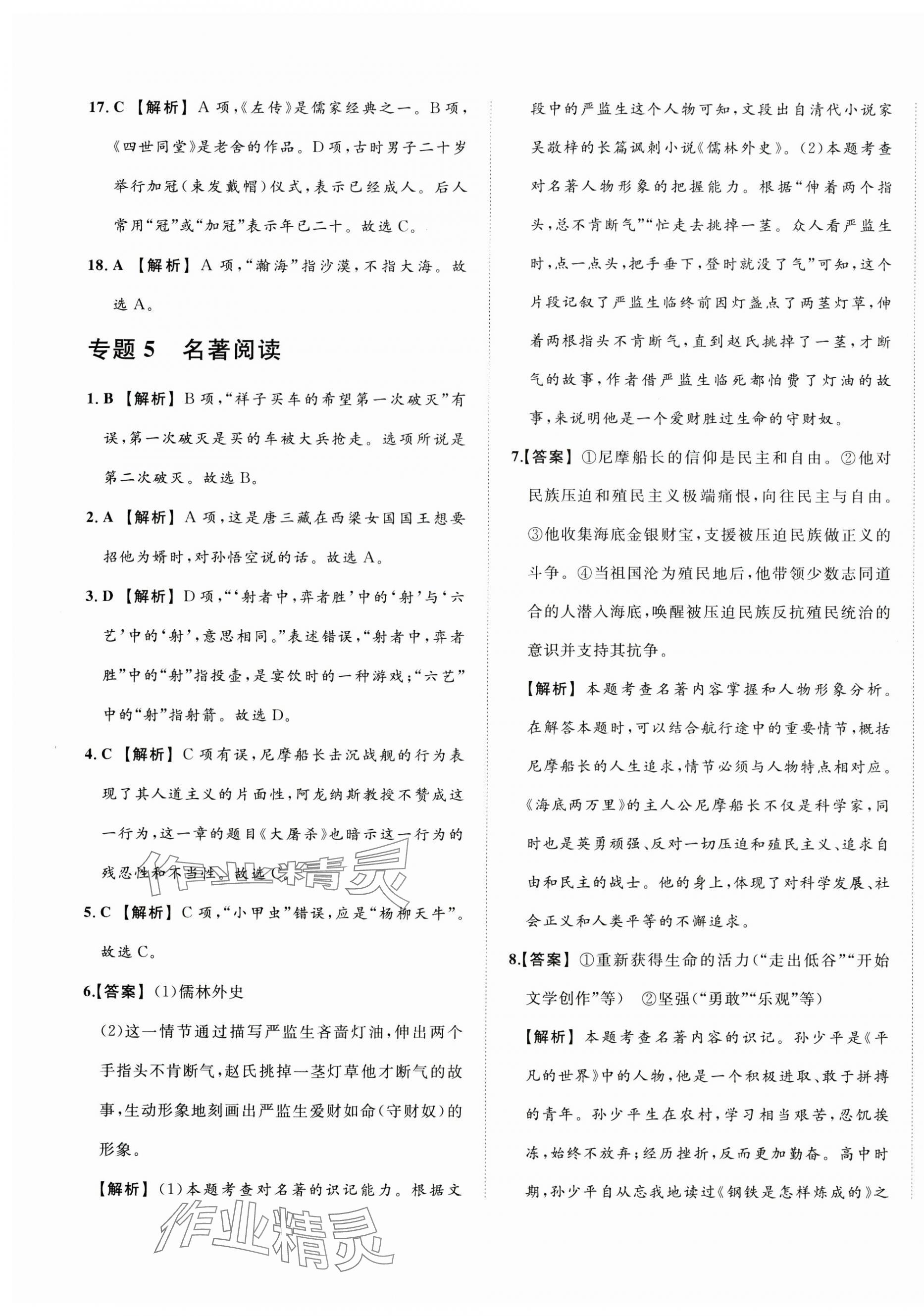 2025年中考復習模擬必刷卷語文中考人教版 第9頁