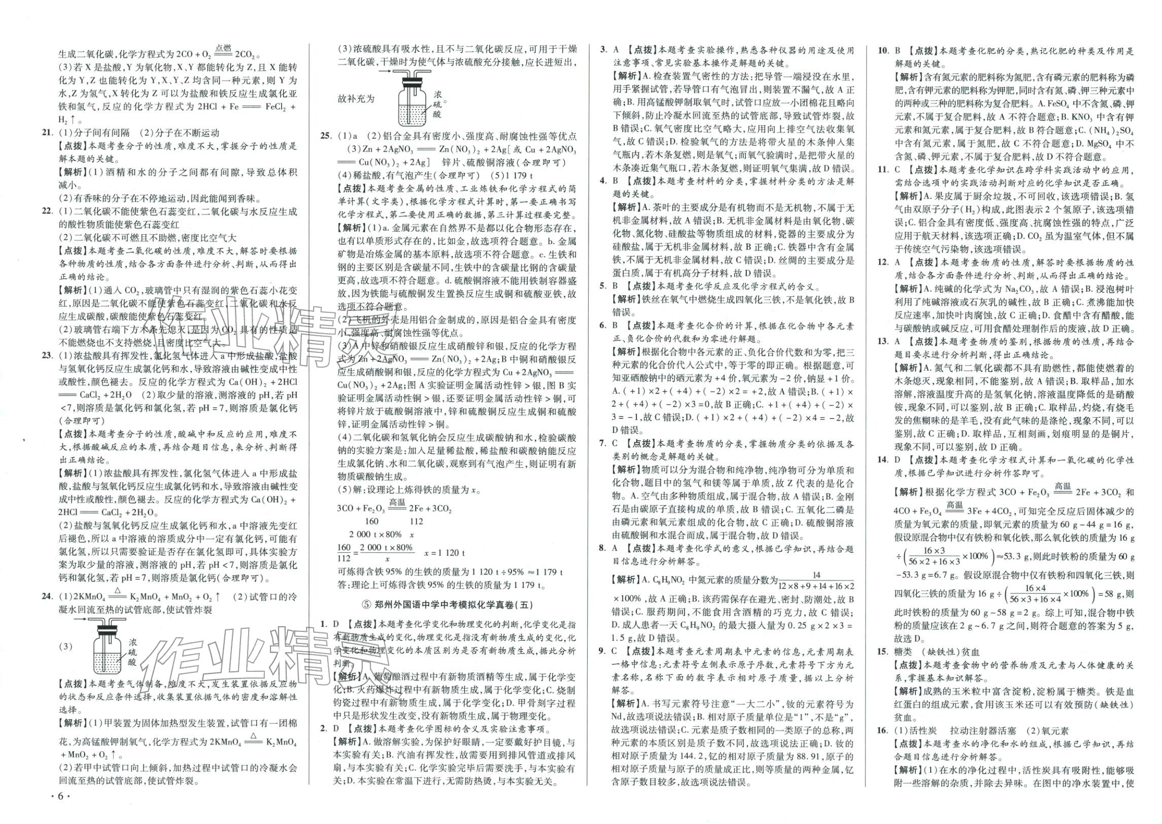 2026年初中毕业升学真题详解化学河南专版 第6页