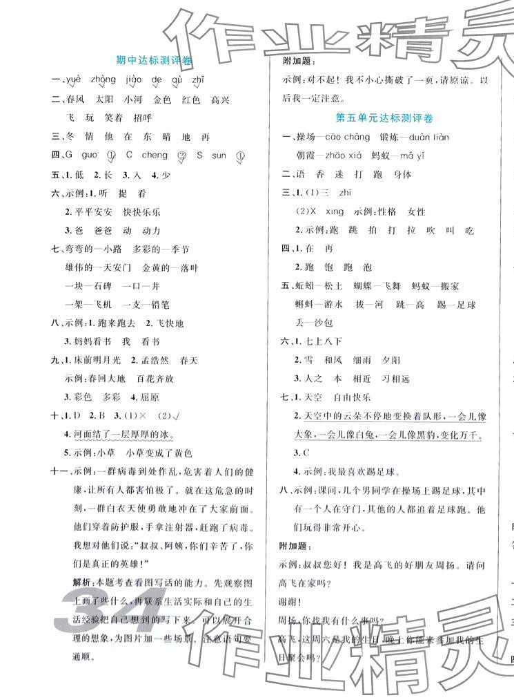 2024年黃岡培優(yōu)一年級(jí)語(yǔ)文下冊(cè)人教版 第3頁(yè)