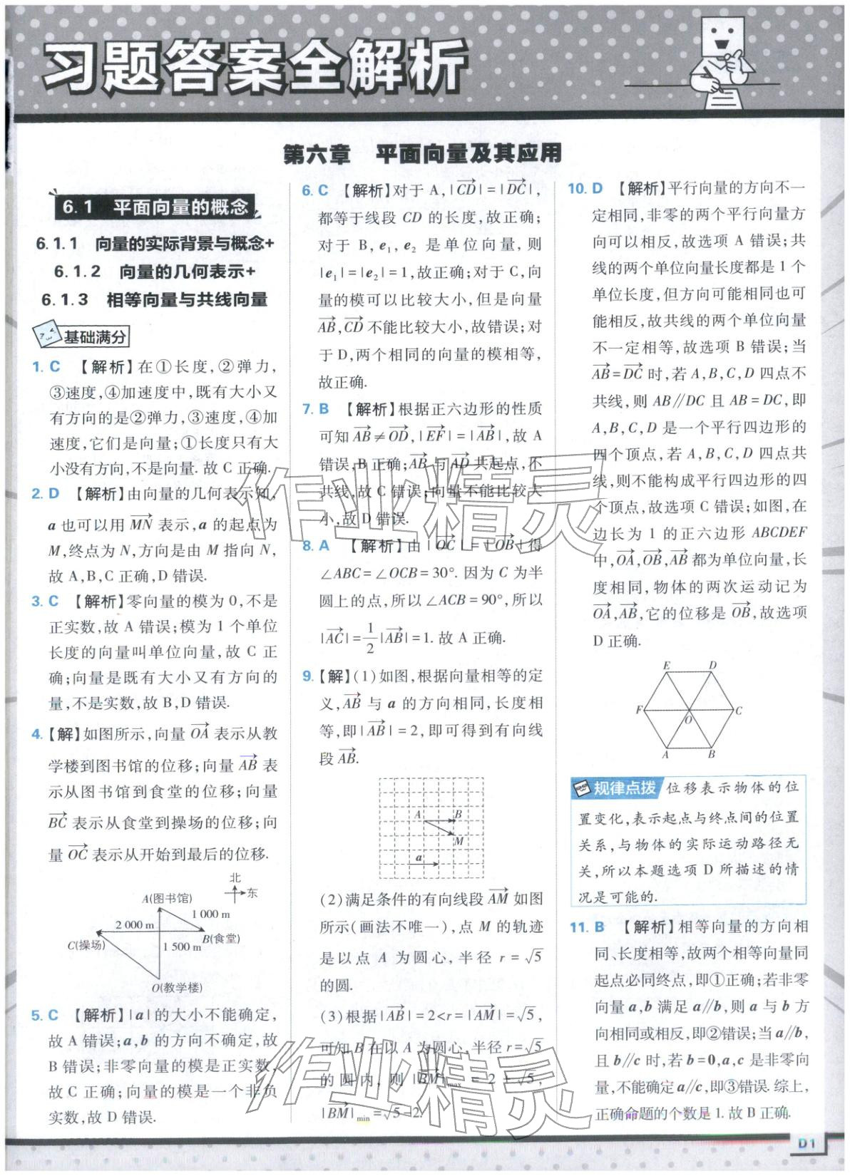 2025年上分攻略高中数学必修第二册人教版&nbsp;第1页