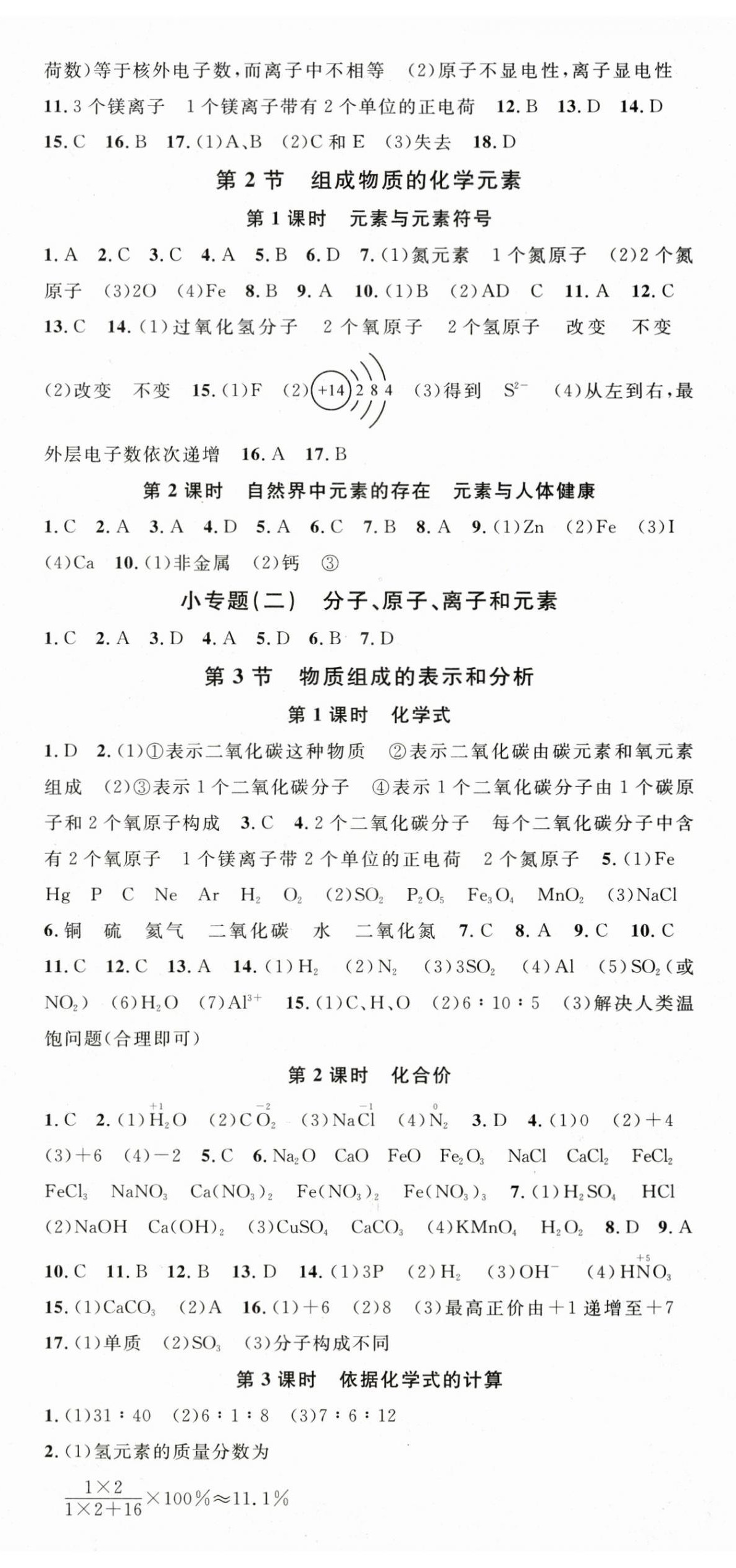 2025年名校课堂九年级化学全一册沪教版 第5页