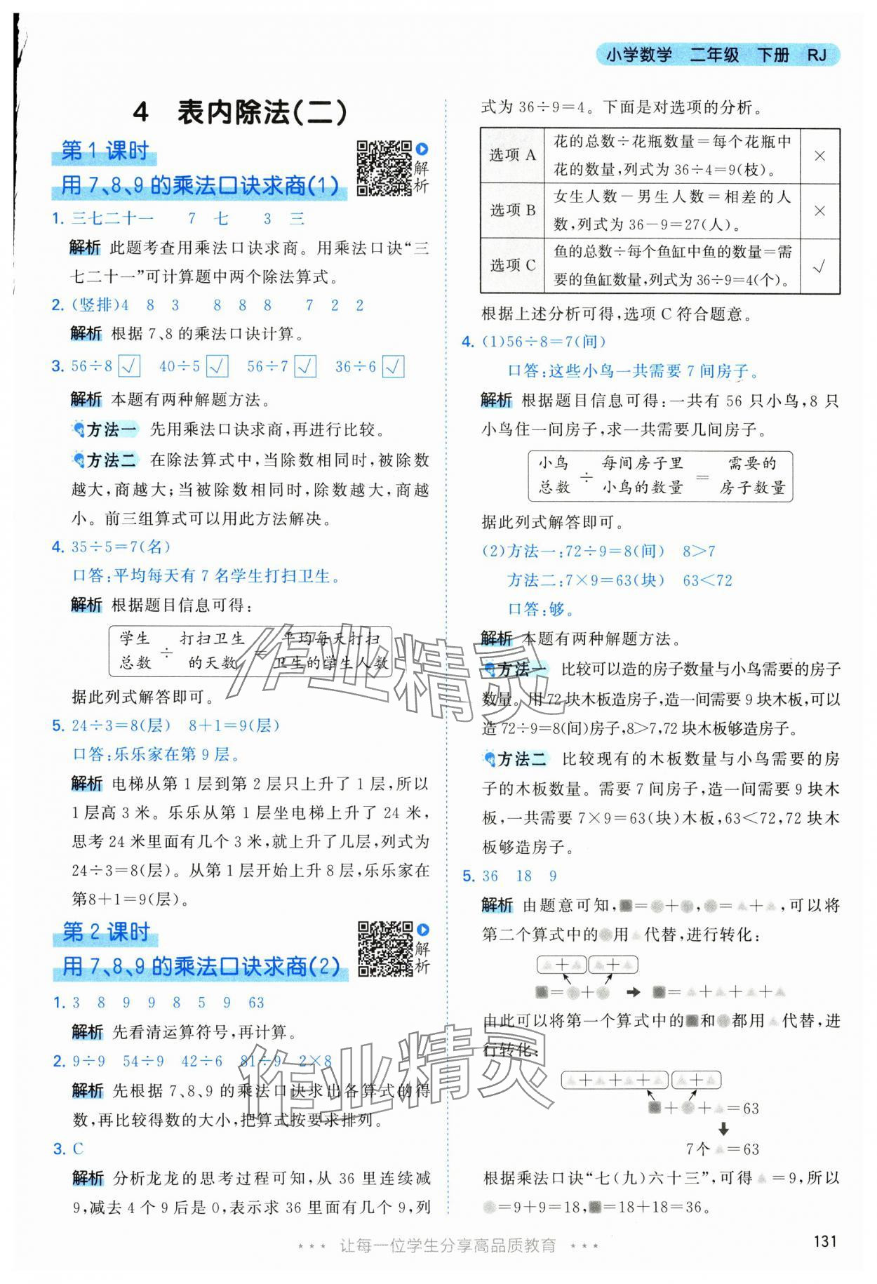 2025年53天天練二年級(jí)數(shù)學(xué)下冊(cè)人教版 第15頁(yè)