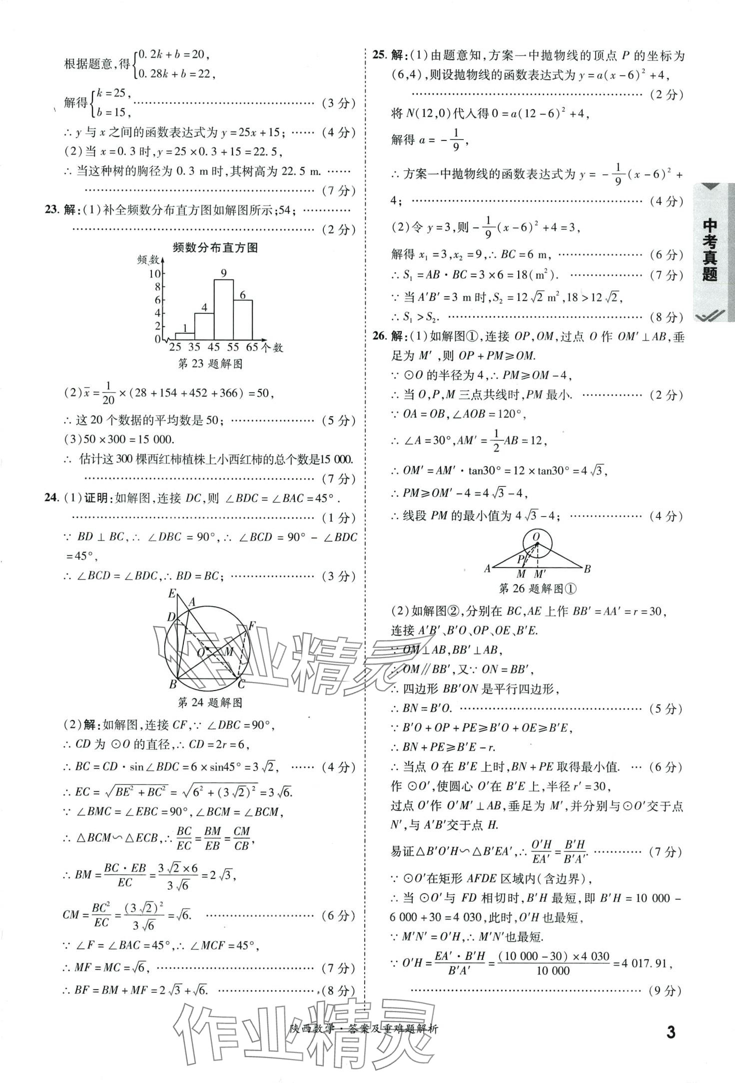 2024年一戰(zhàn)成名中考真題與拓展訓(xùn)練數(shù)學(xué)中考陜西專版 第2頁