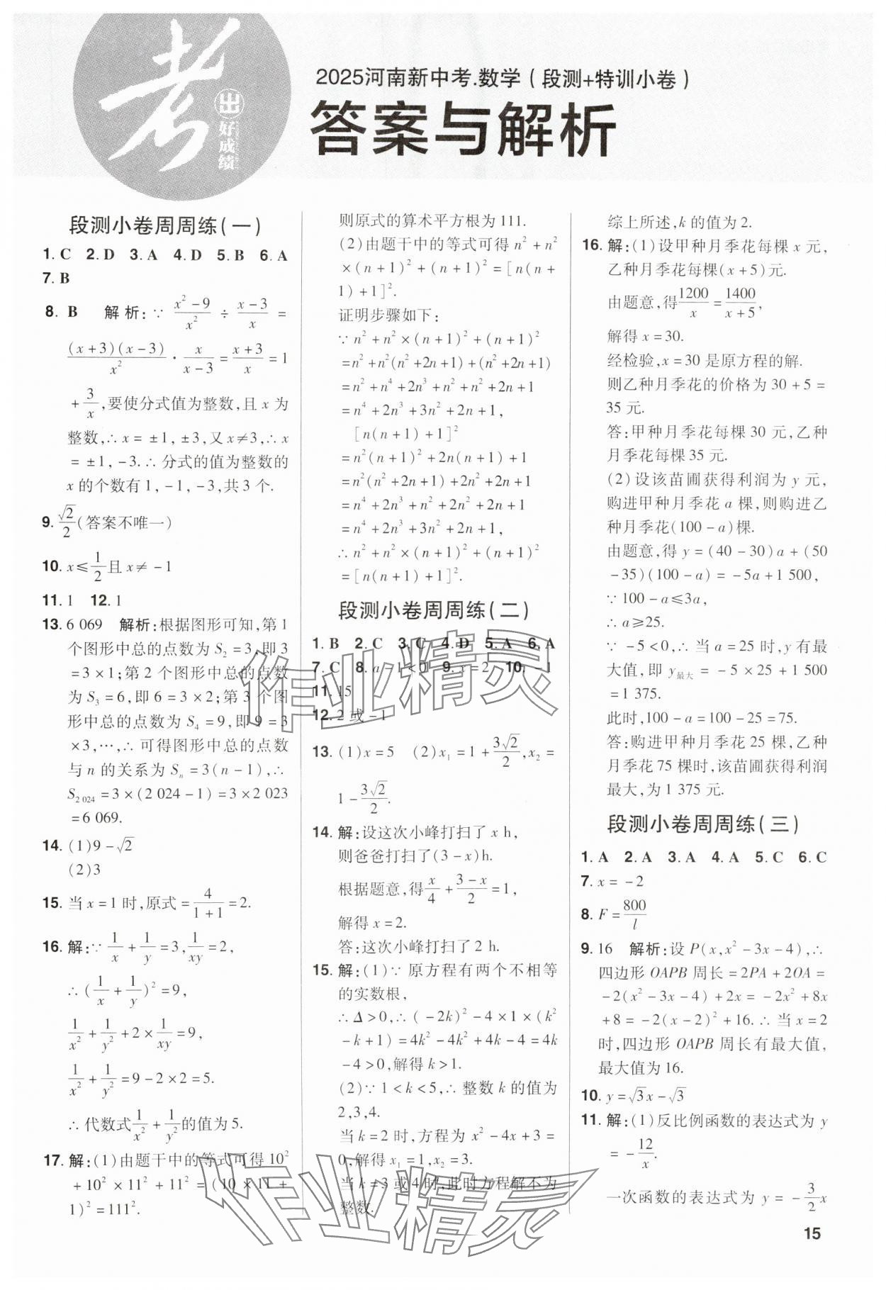 2025年考出好成績中考總復(fù)習(xí)數(shù)學(xué)中考河南專版 第15頁