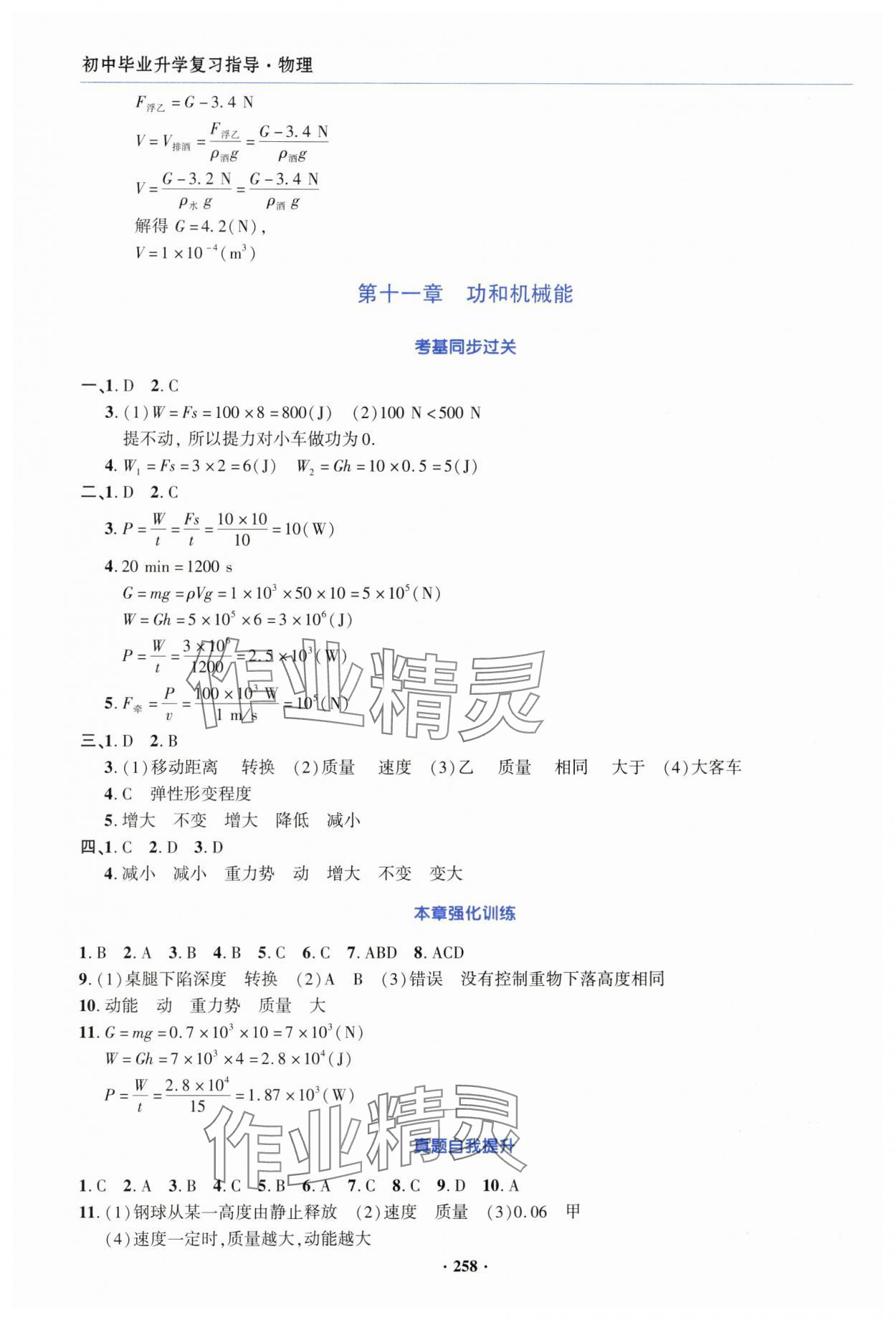 2025年初中畢業(yè)升學復(fù)習指導(dǎo)中考物理 第10頁