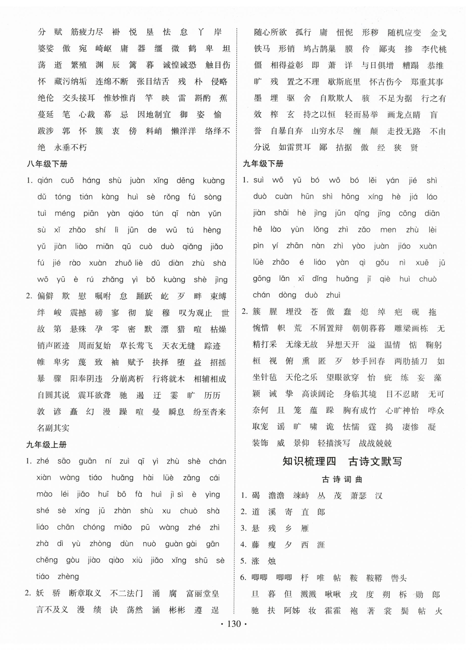 2026年快乐寒假作业河北美术出版社九年级语文&nbsp;第2页