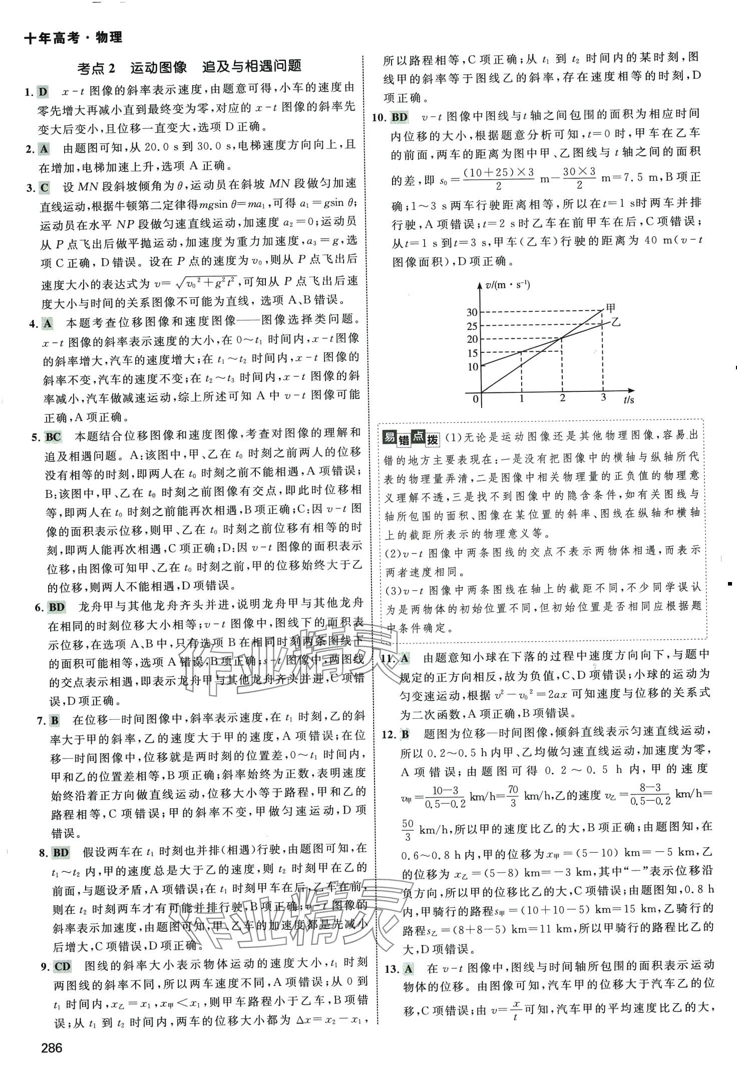 2024年十年高考高中物理通用版 第4頁