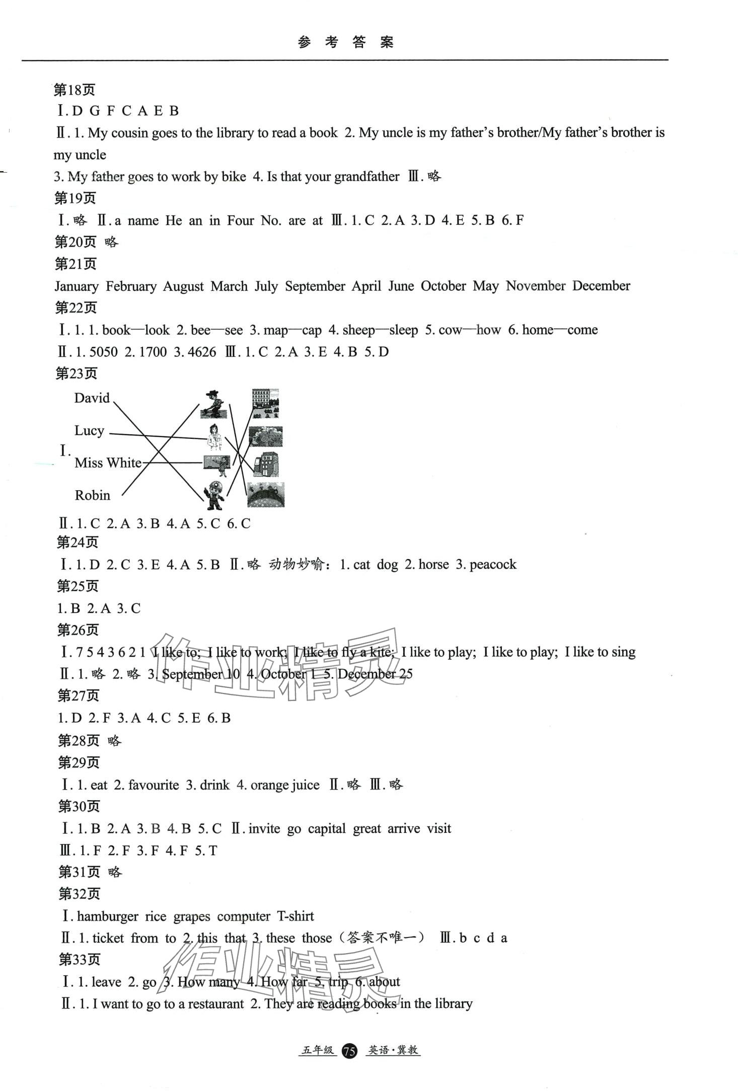 2024年假期生活寒假方圓電子音像出版社五年級英語冀教版 第2頁