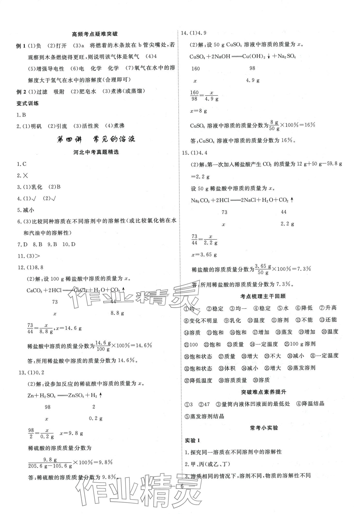 2024年中考新航标化学河北专版&nbsp;第5页