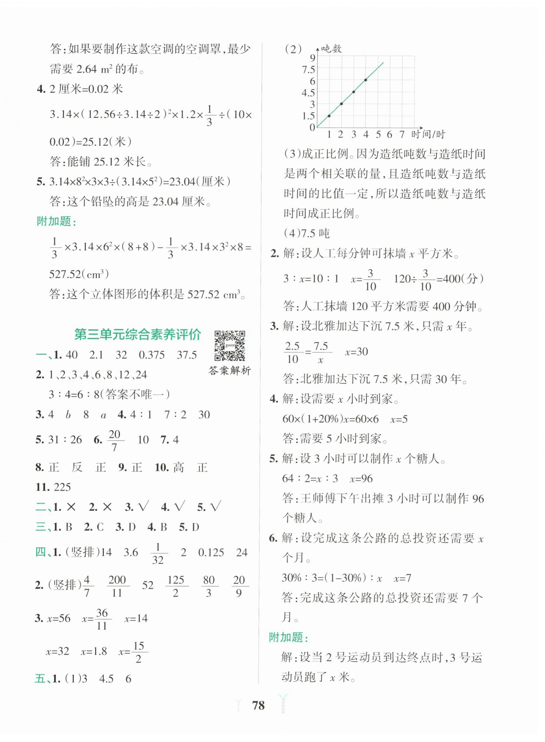 2025年小学学霸冲A卷六年级数学下册青岛版山东专版 第2页