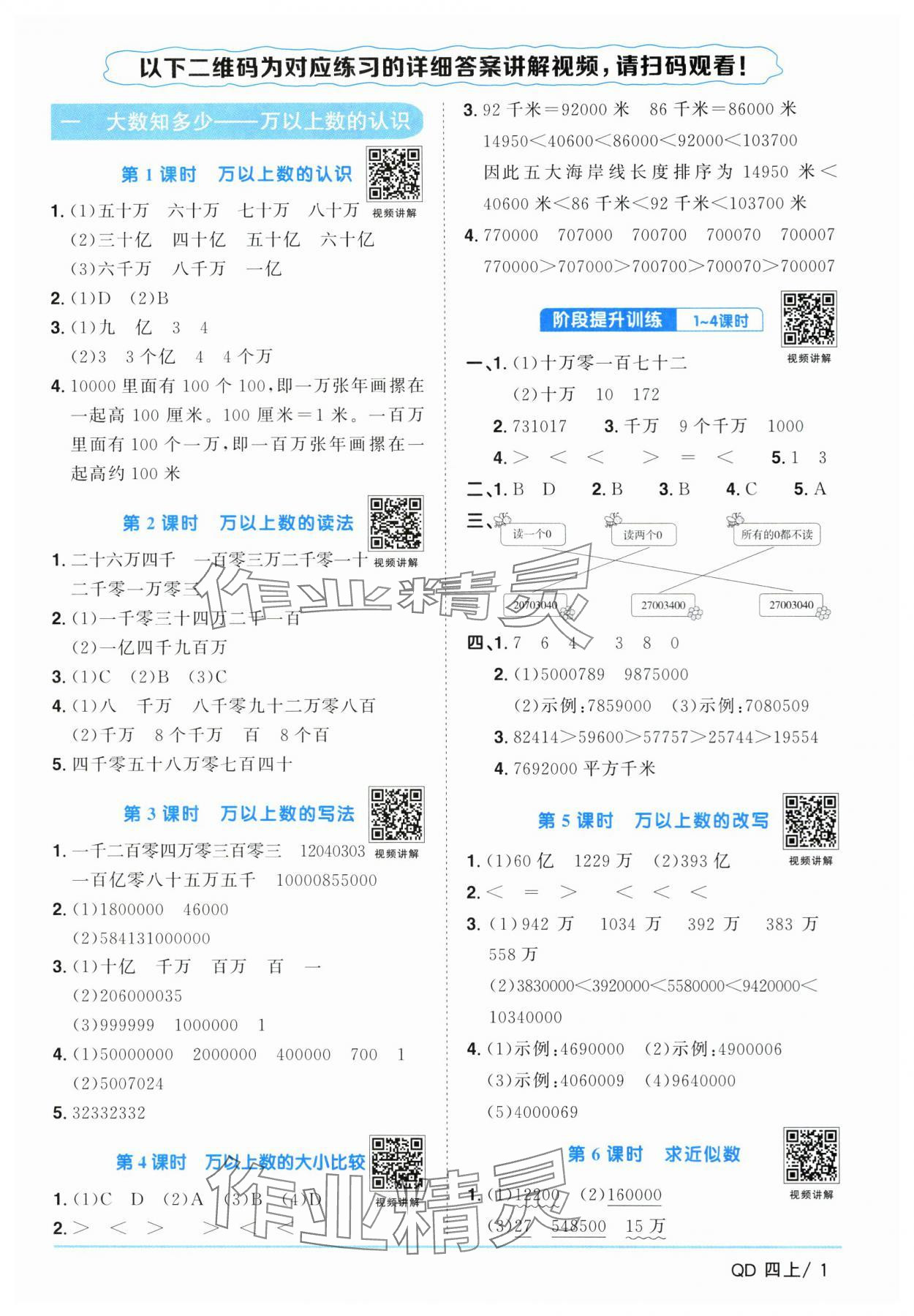 2025年陽(yáng)光同學(xué)課時(shí)優(yōu)化作業(yè)數(shù)學(xué)上冊(cè)青島版山東專(zhuān)版 第1頁(yè)