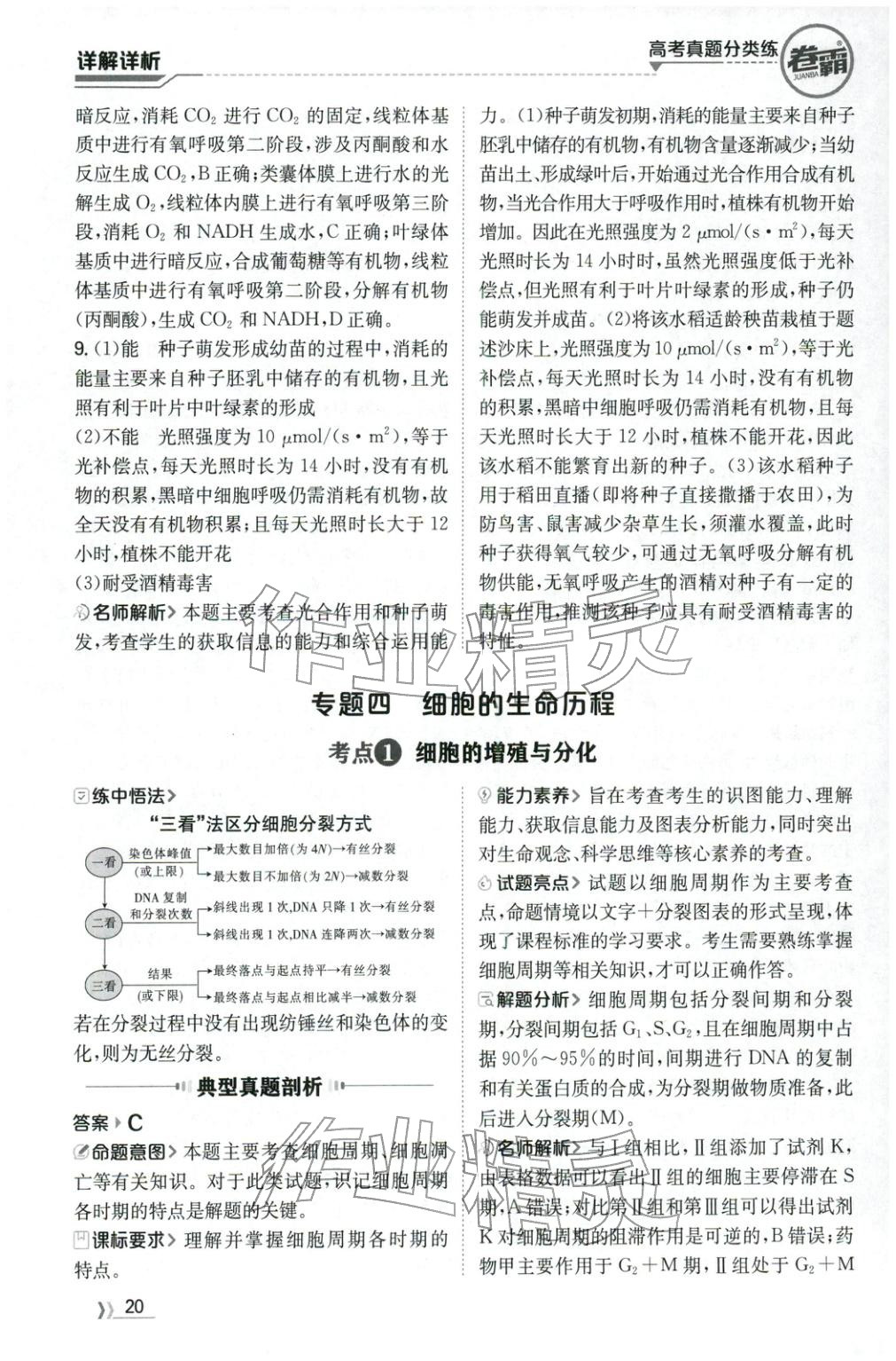 2026年卷霸高考真題分類練生物&nbsp;第20頁