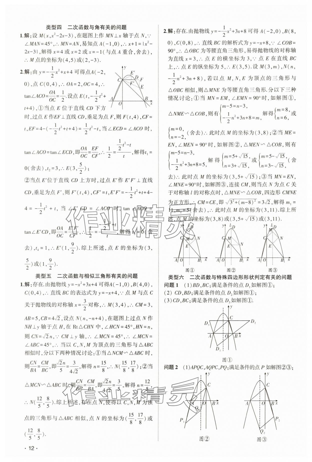 2025年聚焦中考數(shù)學(xué)中考湖北專版 參考答案第12頁(yè)