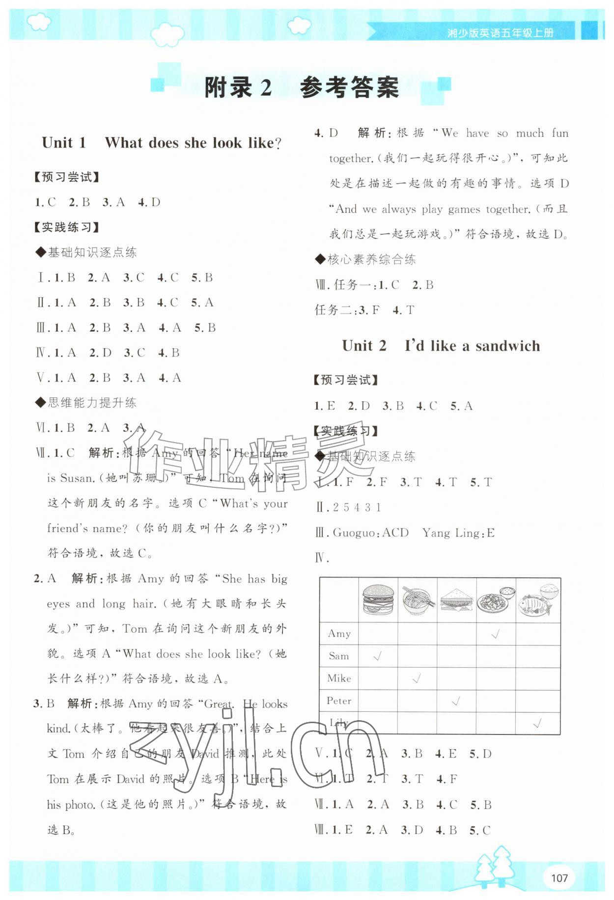 2026年同步优学金学典五年级英语上册湘少版&nbsp;第1页
