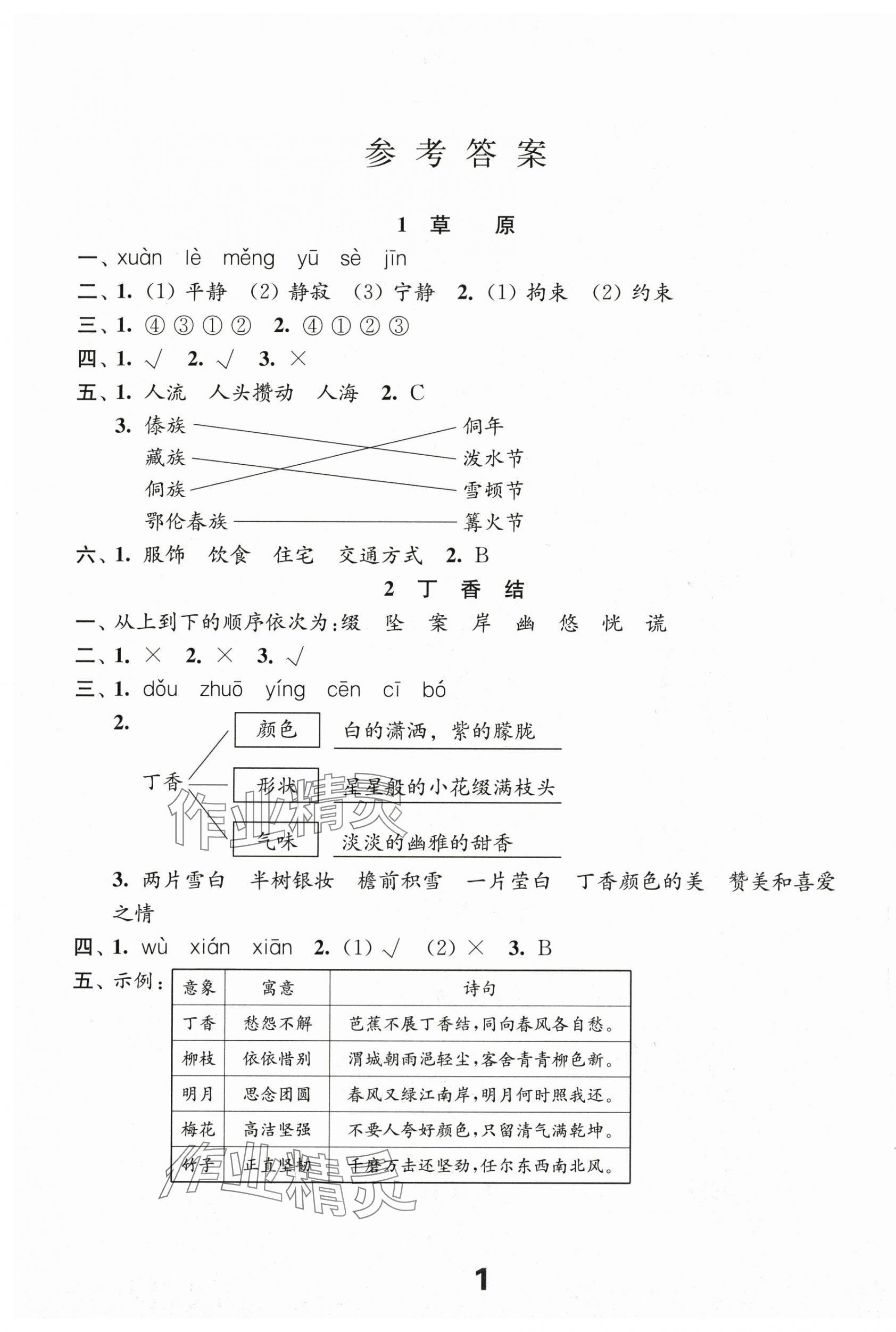 2025年练习与测试六年级语文上册人教版陕西专版 第1页