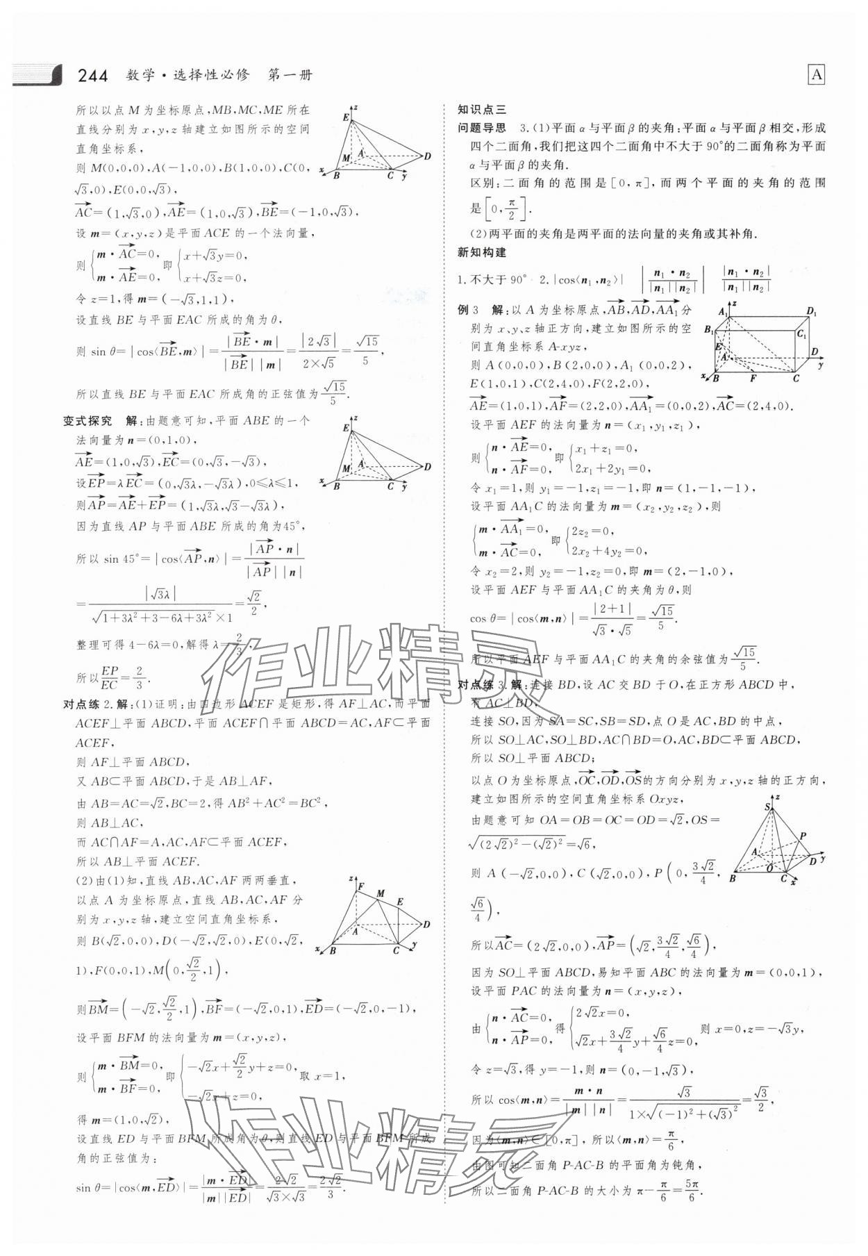 2025年金版新學(xué)案高中數(shù)學(xué)選擇性必修第一冊(cè)人教版 參考答案第15頁
