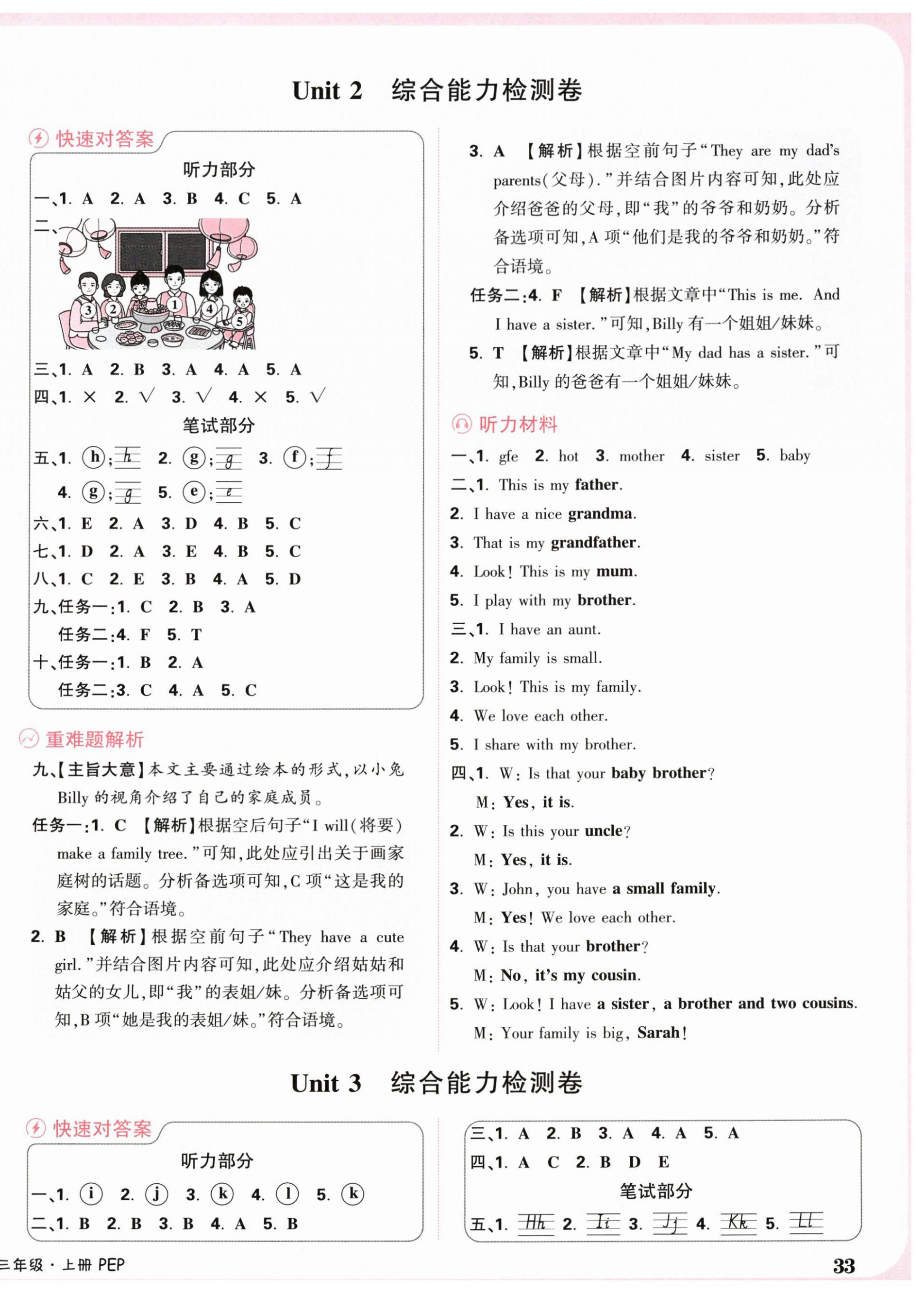 2026年小白鸥情境卷三年级英语上册人教版&nbsp;第2页