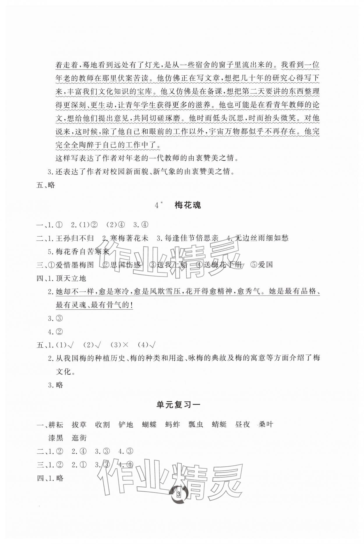 2026年新课堂同步学习与探究五年级语文下册人教版枣庄专版&nbsp;第3页