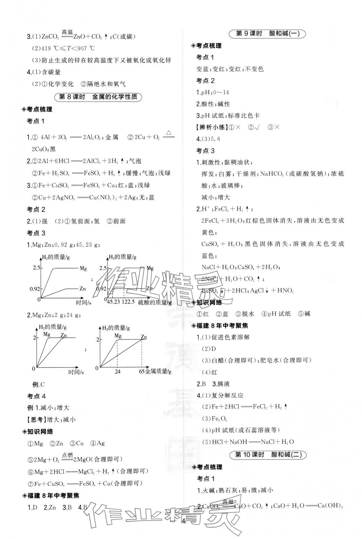 2025年榮德基點撥中考化學(xué)福建專版 第4頁