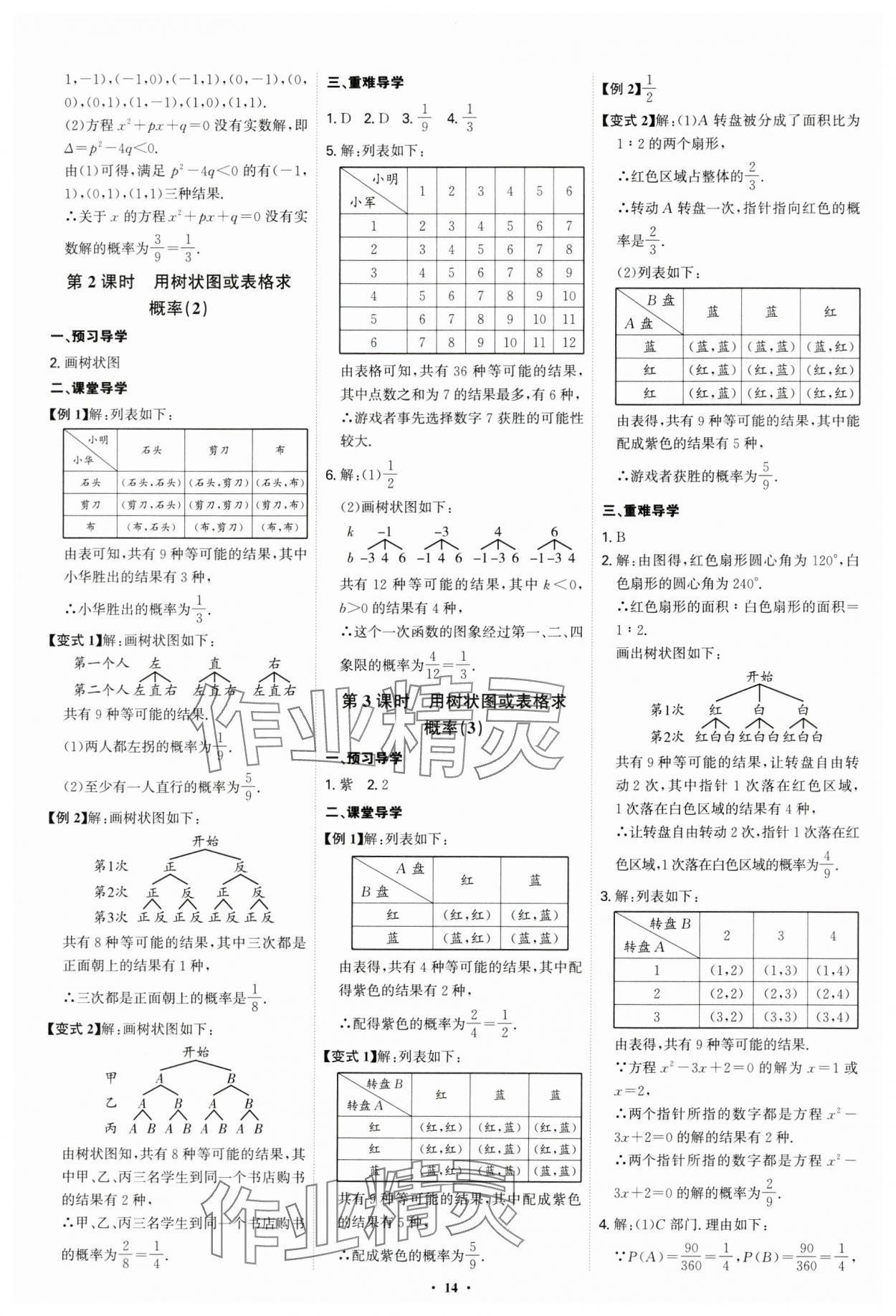 2024年多維導(dǎo)學(xué)案九年級數(shù)學(xué)上冊北師大版 第14頁