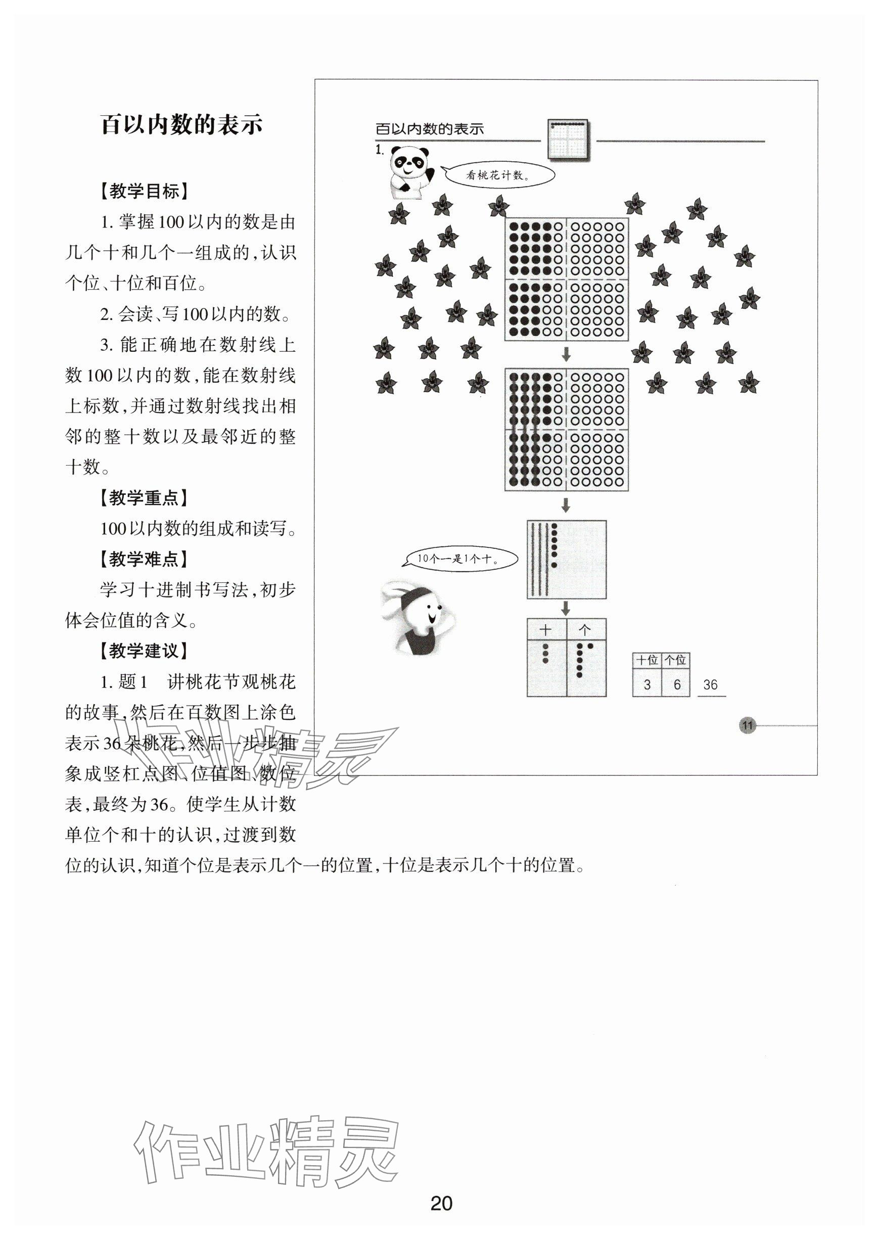 2024年教材課本一年級(jí)數(shù)學(xué)下冊滬教版54制 參考答案第20頁