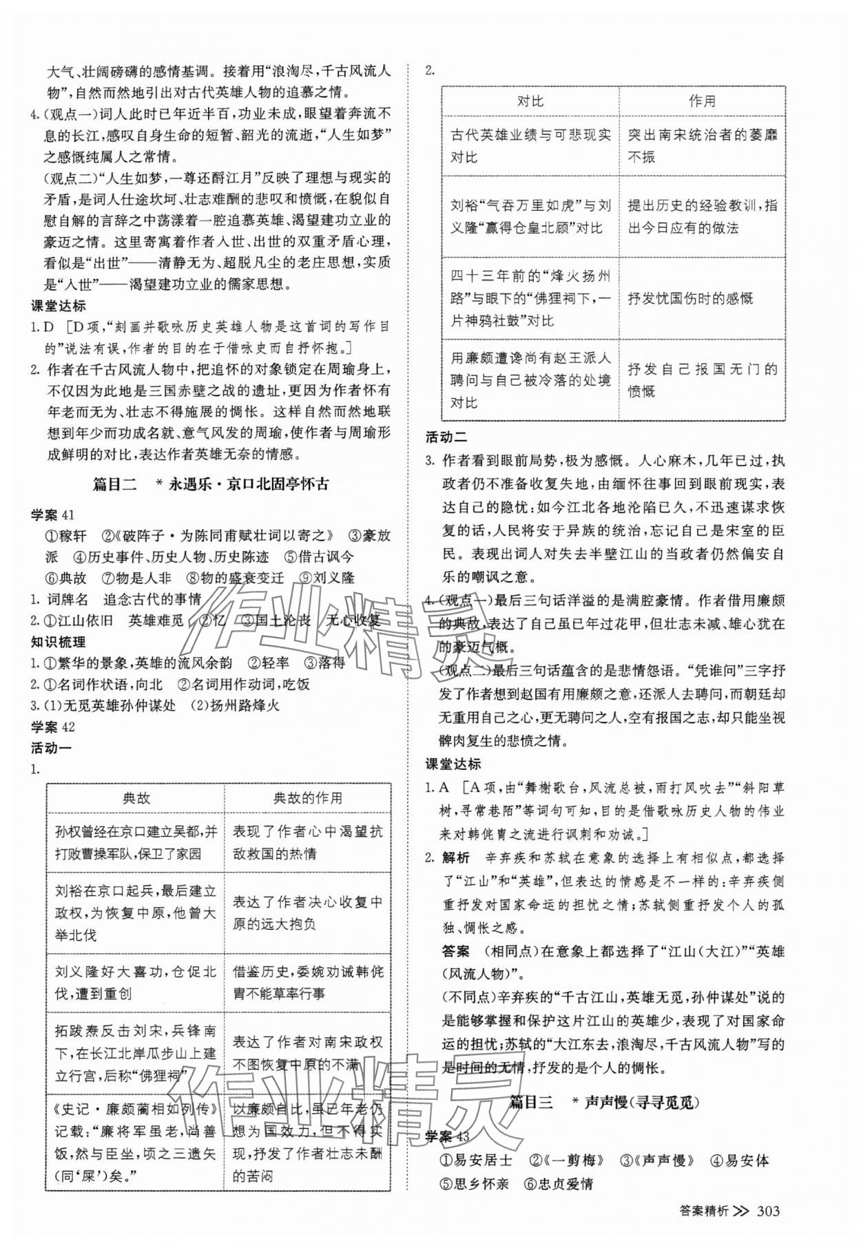 2023年創(chuàng)新設(shè)計(jì)高中語(yǔ)文必修上冊(cè) 參考答案第18頁(yè)