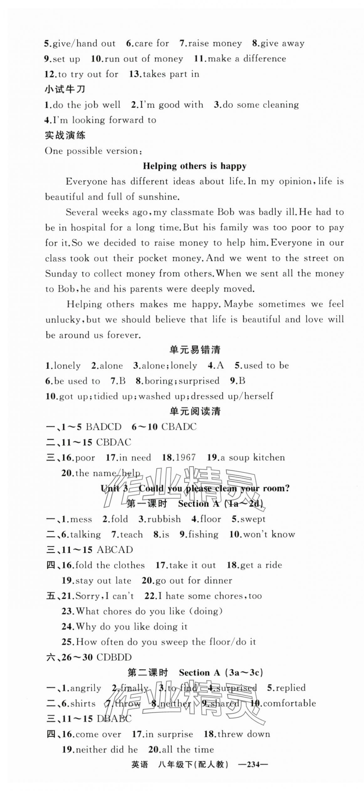 2024年四清導(dǎo)航八年級英語下冊人教版 第4頁