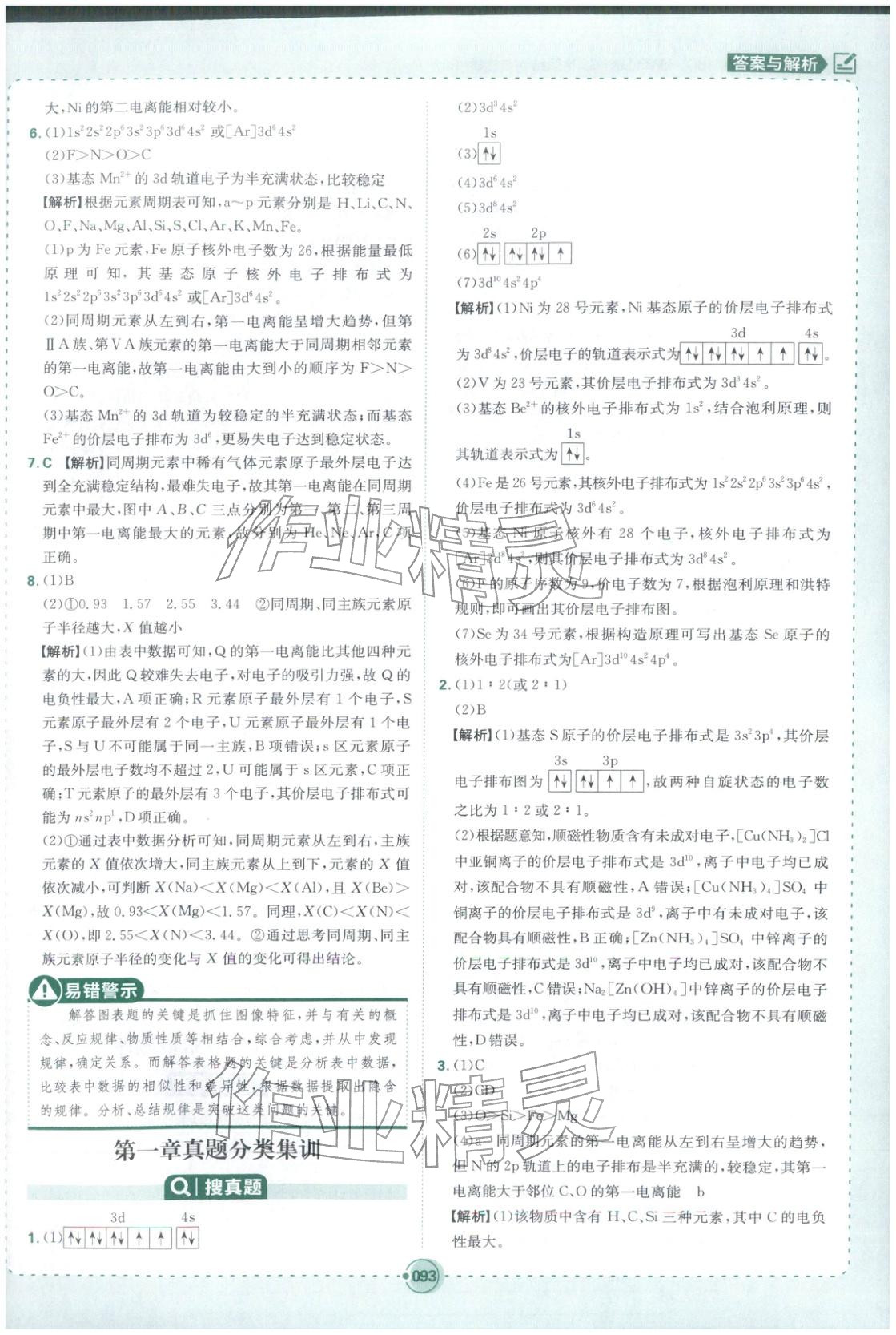 2025年熱搜題高中化學選擇性必修第二冊人教版 第11頁