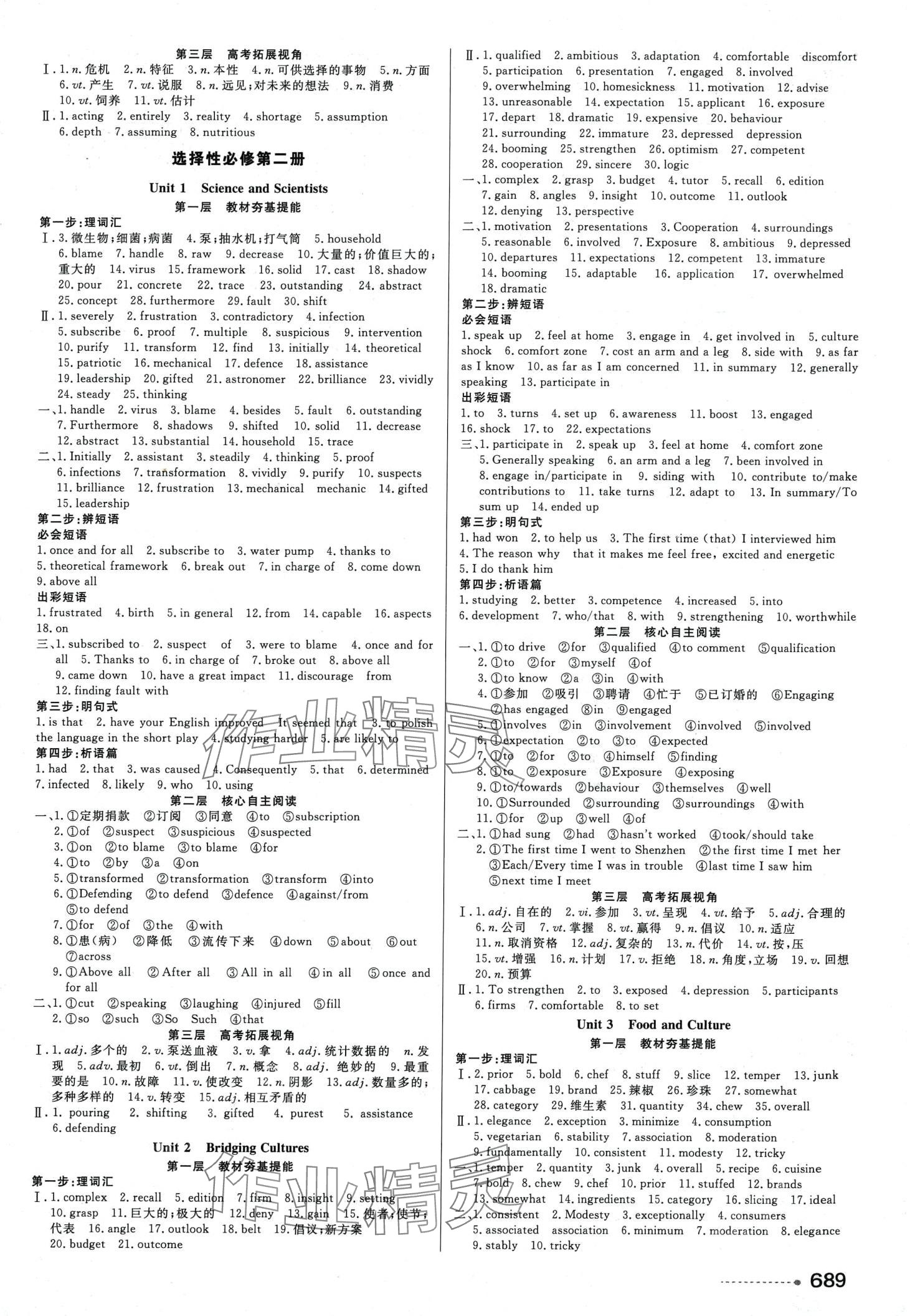 2024年精彩三年高考尖峰高中英語&nbsp;第11頁